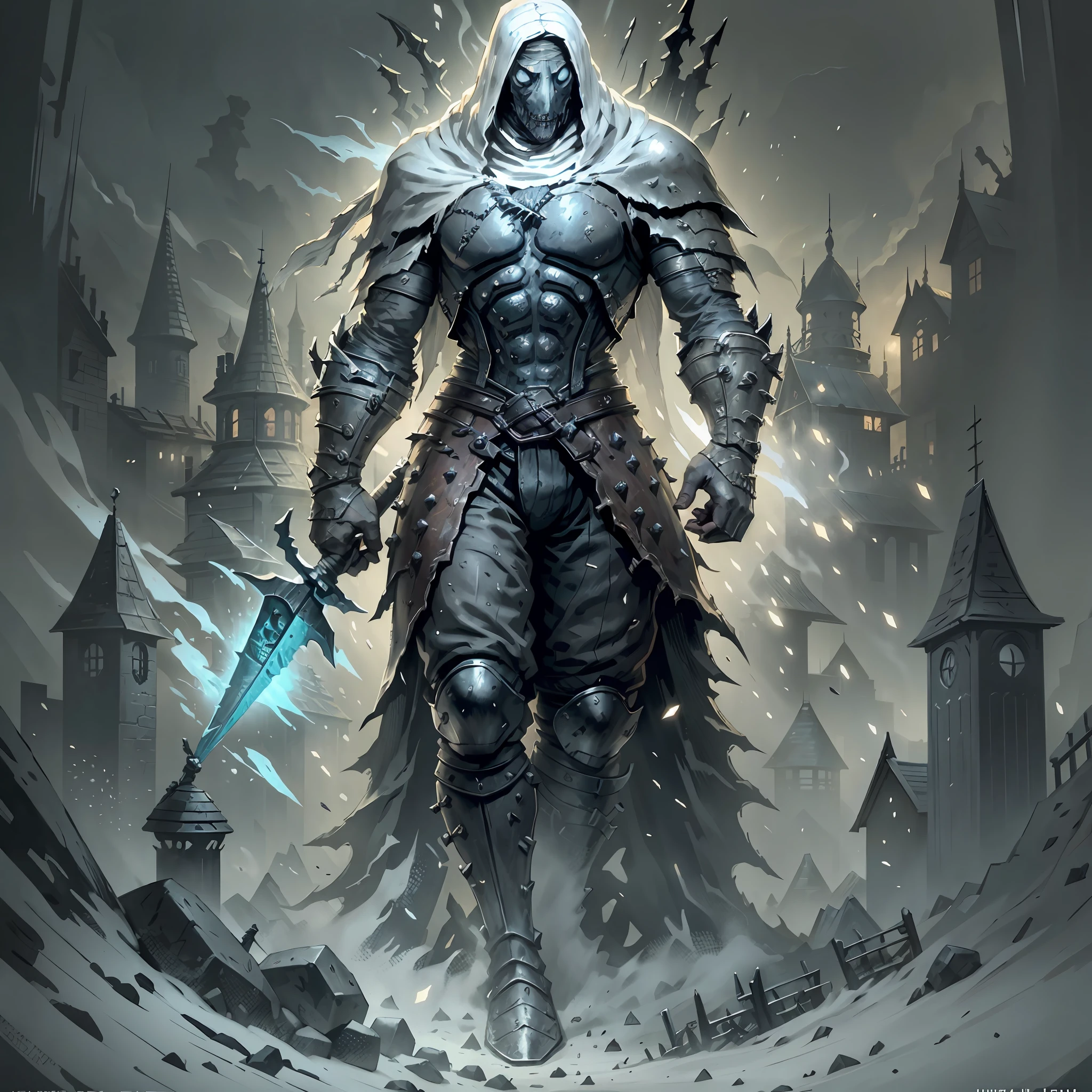 The witcher 3, Eredin o rei da caçada selvagem, Deathknight, Lich King, Wraiths Riding in the Sky, The Lich King, Undead Knight, The Allfather, The Witcher concept art, Death Knight, Epic Fantasy Art Style, Nazgul, Lich Vecna (D&D), Epic Fantasy Digital Art Style,   Ilustração de fantasia épica