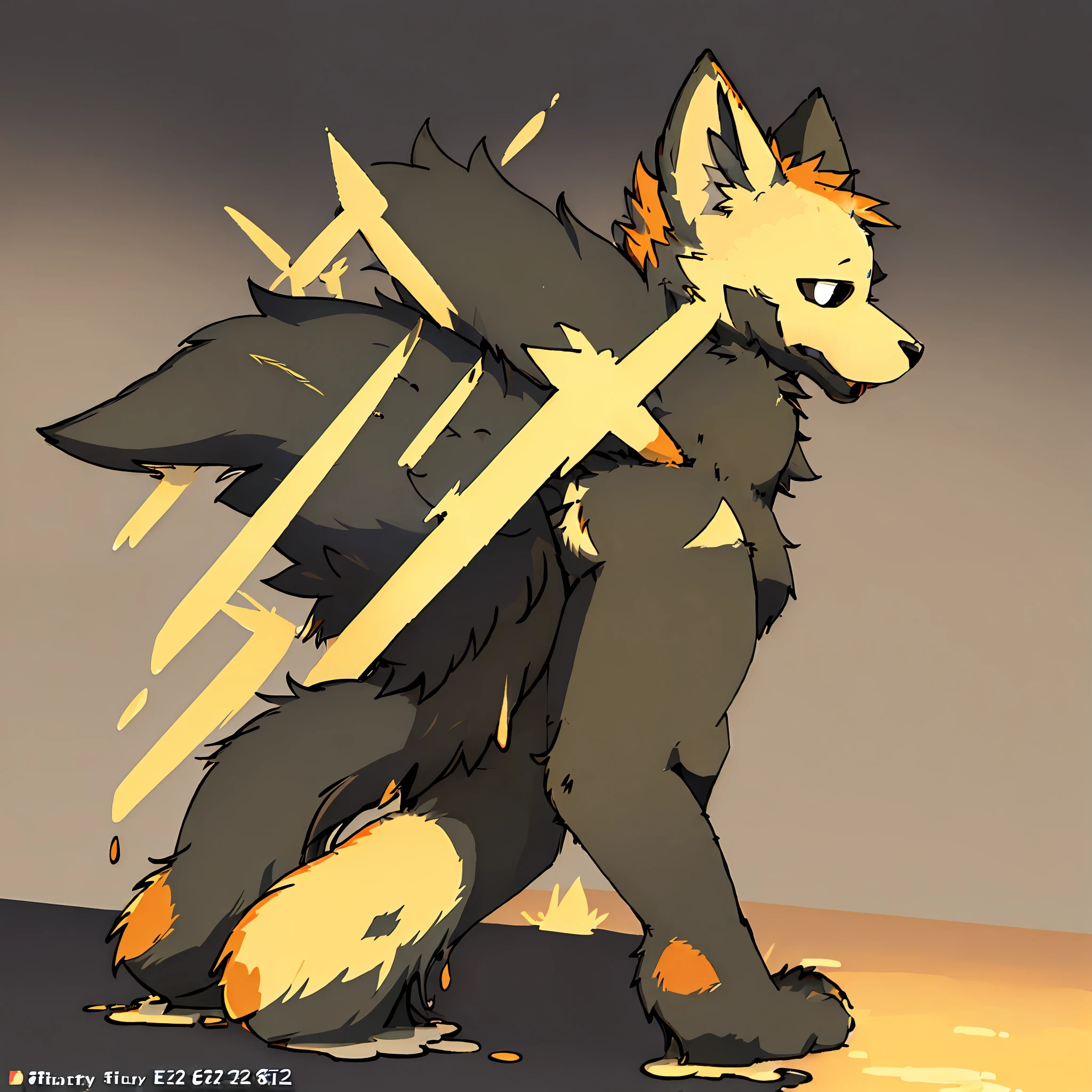 (furry art, uploaded on e621:1.4), (high quality:1.4), (detailed), (detailed face), (furry), (fur), (tail), puro, farting, fart