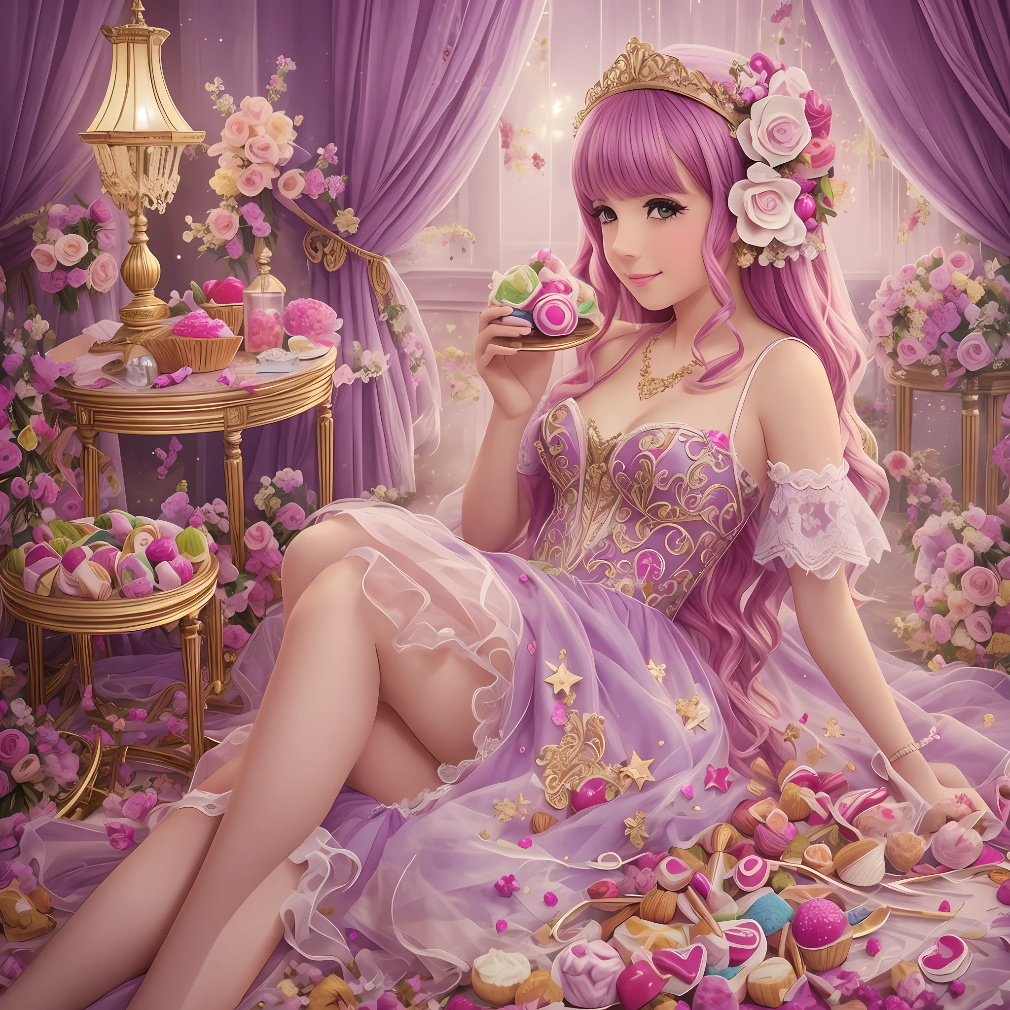 Make for me the world of dreams made of sweets --auto --s2