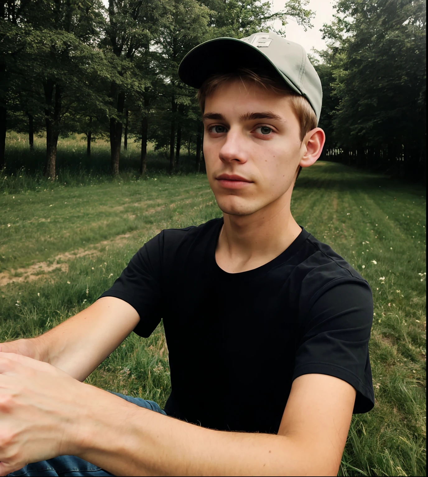 taken with iphone camera BREAK selfie medium shot of a age guy, BREAK grain movie, medium quality
