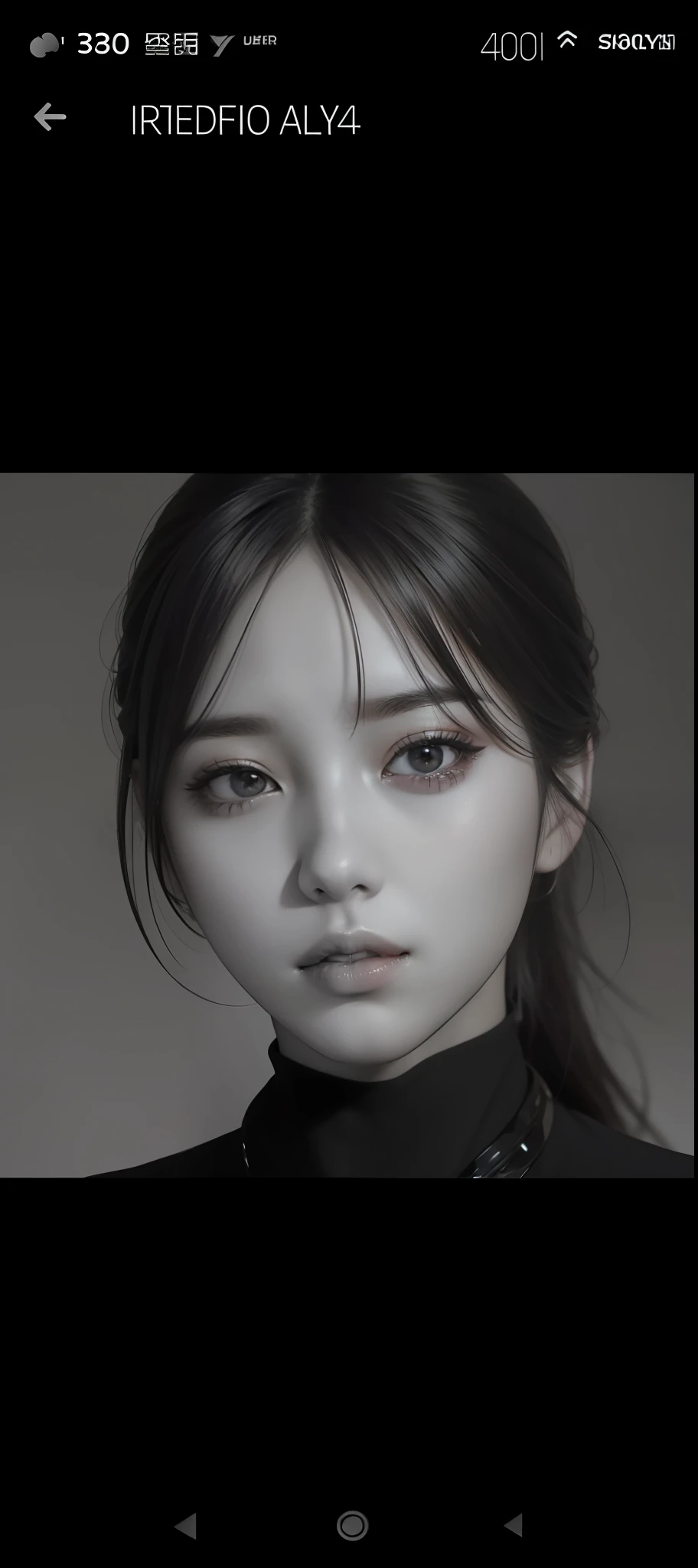 beautiful female k-pop idol, her face is visible, close-up portrait, shot on sony a1, 85mm F/1. 4 ISO 100, medium format, 45 megapixel, studio lighting, softbox, high shutter speed flash photography, award-winning photograph with golden ratio composition, look at viewer