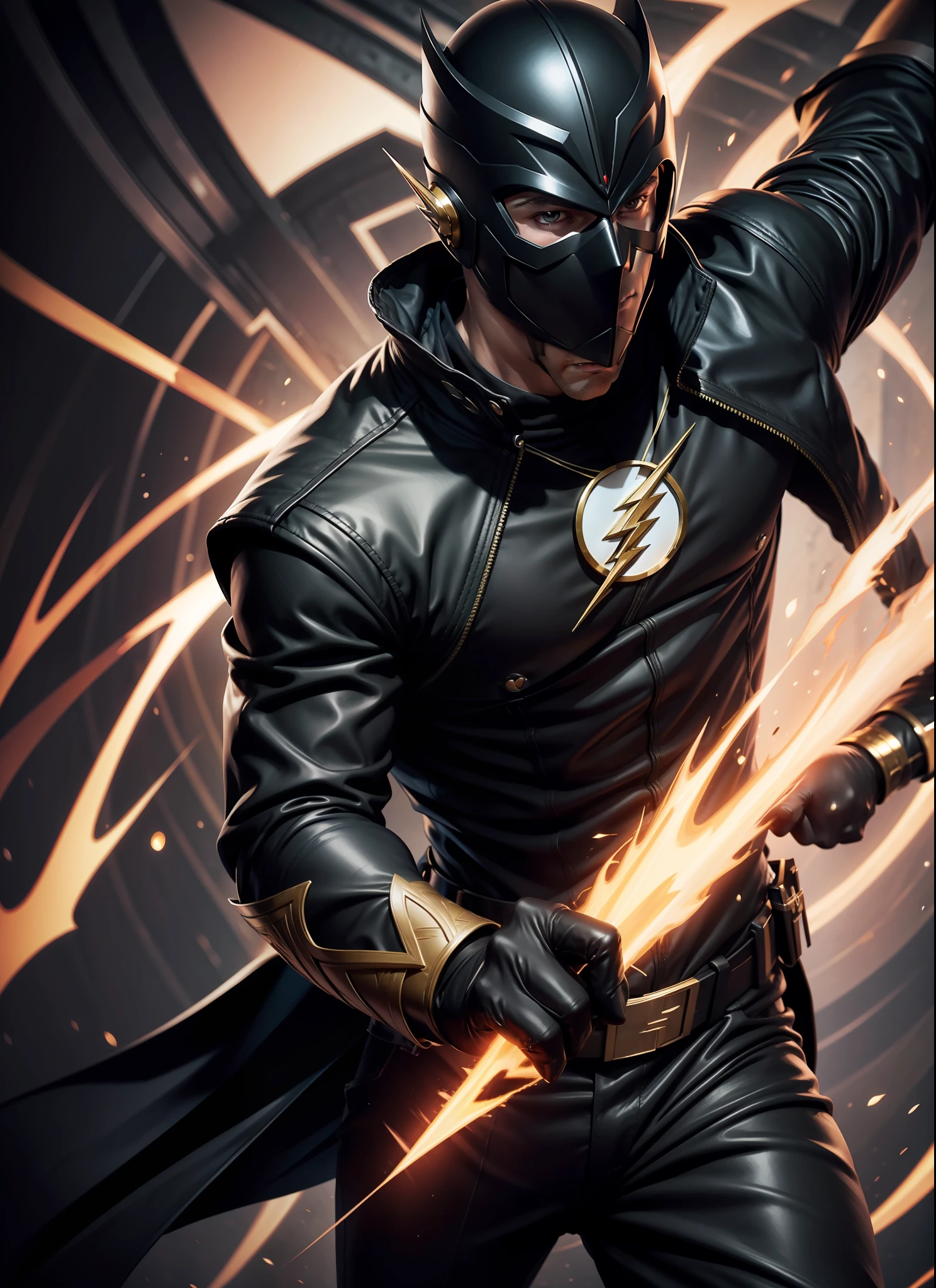 Flash Gordon Black Uniform and Black Mask