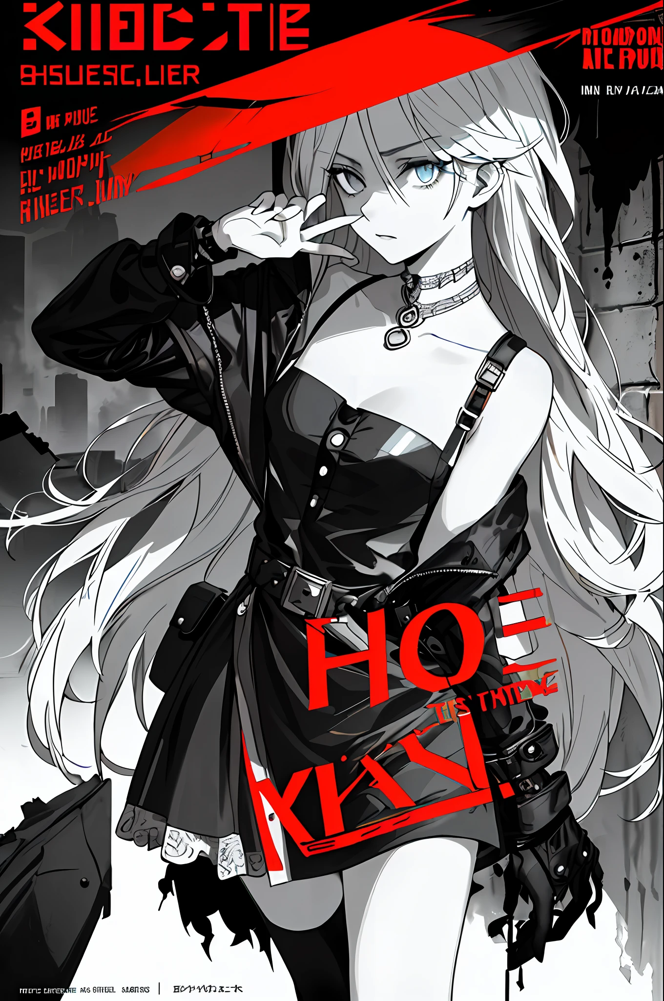 ((((dramatic))), (((gritty))), (((intense))) film poster featuring a young woman as the central character. She stands confidently in the center of the poster, wearing a stylish and edgy outfit, with a determined expression on her face. The background is dark and gritty, with a sense of danger and intensity. The text is bold and attention-grabbing, with a catchy tagline that adds to the overall feeling of drama and excitement. The color palette is mainly dark with splashes of vibrant colors, giving the poster a dynamic and visually striking appearance,tachi-e
(magazine:1.3), (cover-style:1.3), fashionable, woman, vibrant, outfit, posing, front, colorful, dynamic, background, elements, confident, expression, holding, statement, accessory, majestic, coiled, around, touch, scene, text, cover, bold, attention-grabbing, title, stylish, font, catchy, headline, larger, striking, modern, trendy, focus, fashion,
