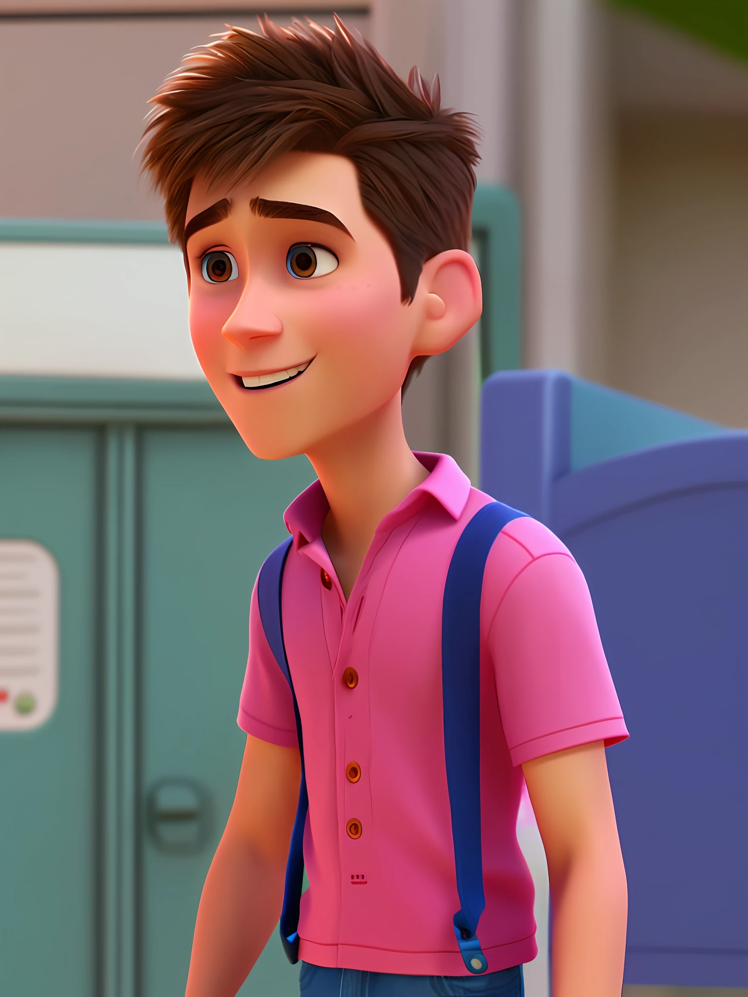 pixarstyle a teenage guy