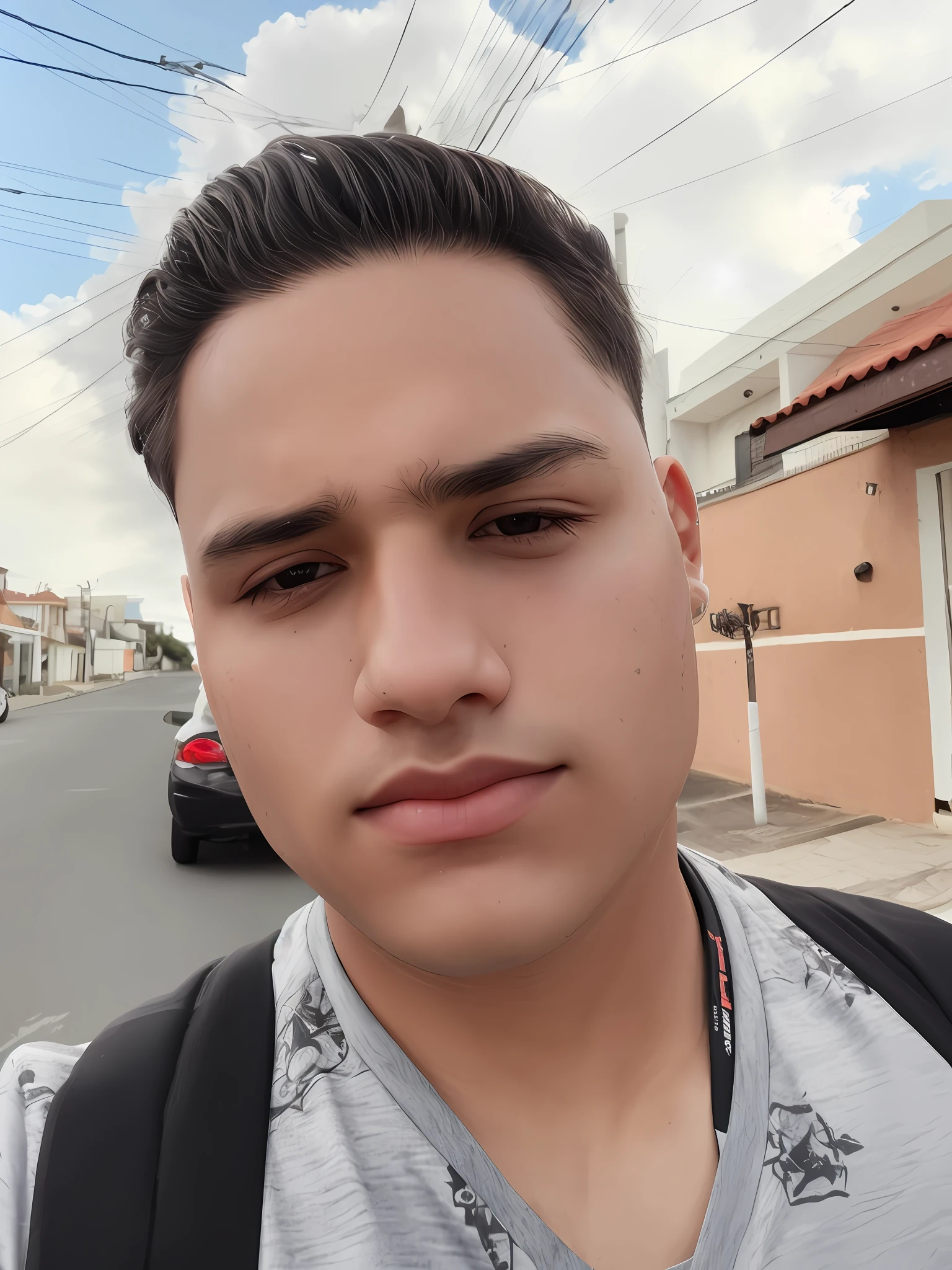 I want everything in Portuguese, to create half of an infigen face and half black