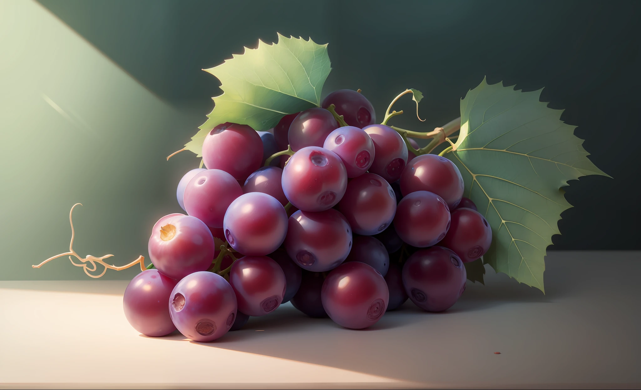 Grapes White background Blue fruit --auto --s2