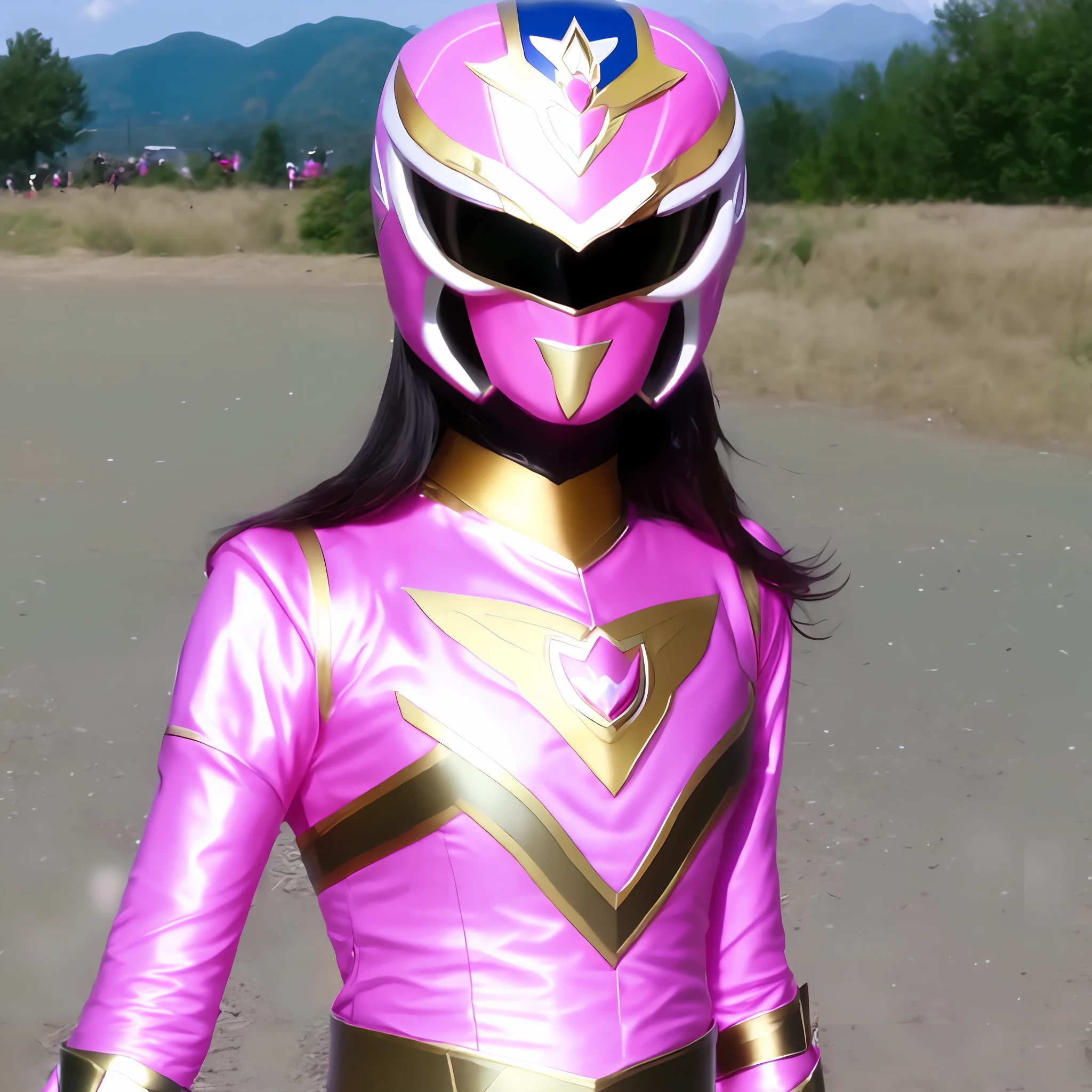 photo, ,Power Ranger pink 1girl(superranger:1)