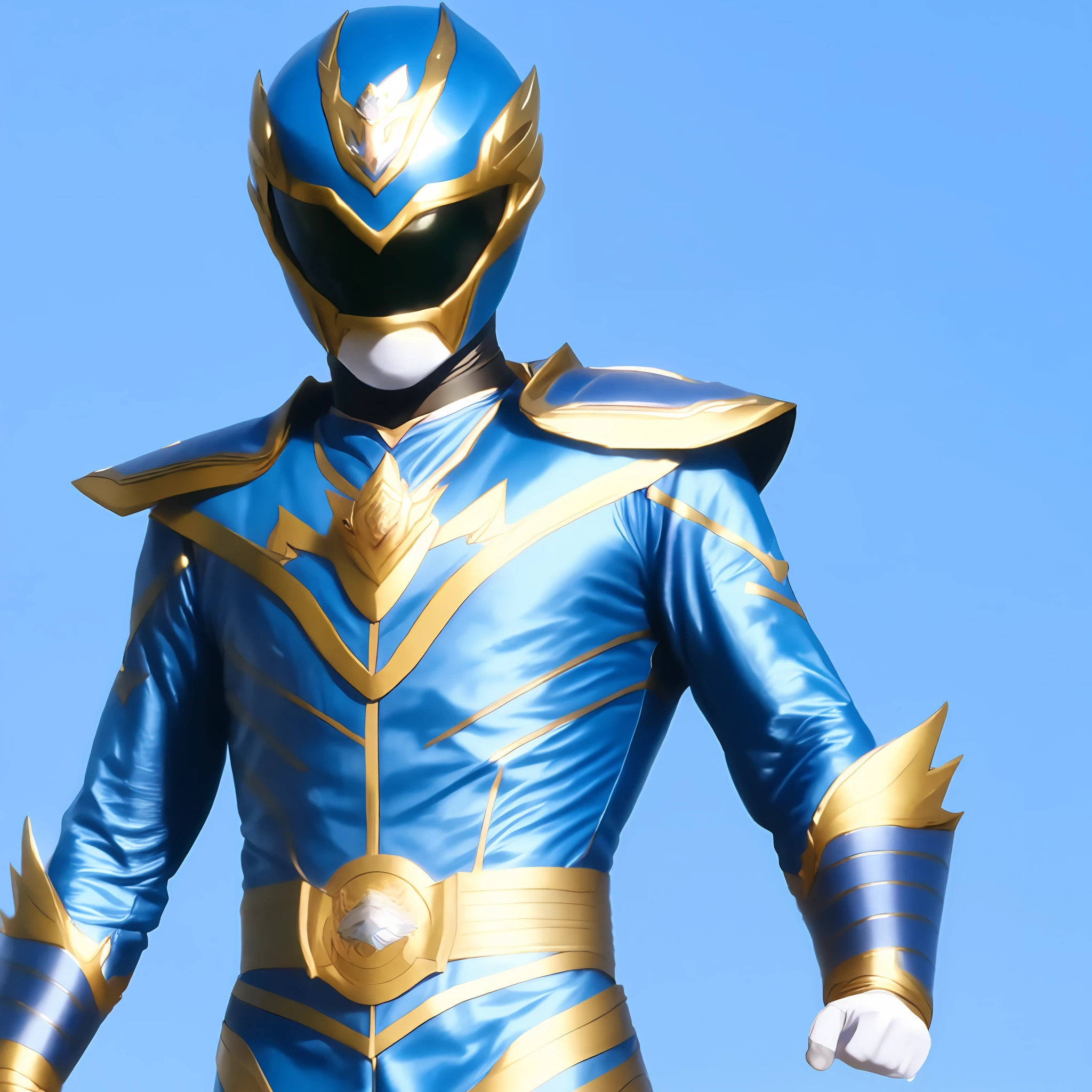 photo, full body,Power Ranger blue,(superranger:1)