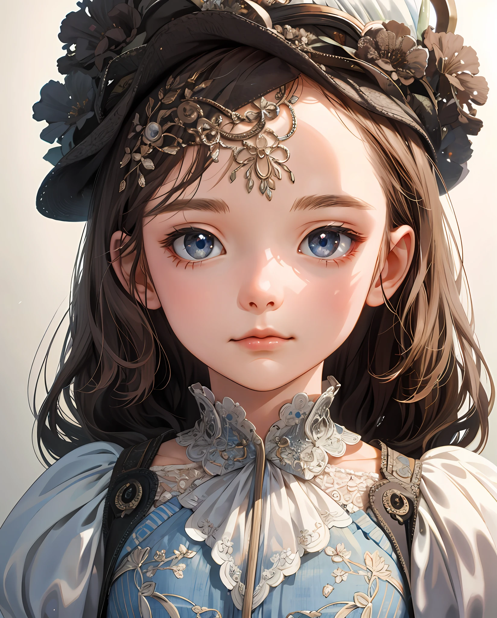 (extremely delicate and beautiful:1.2), 8k ,(masterpiece:1.0),(best_quality:1.0), 1girl, complex details, enlarged textures, complex details, finely detailed eyes and detailed face, intricate details, (closed mouth), perfect eyes, equal eyes, perfect body, extremely detailed, (Child), extremely realistic 3d