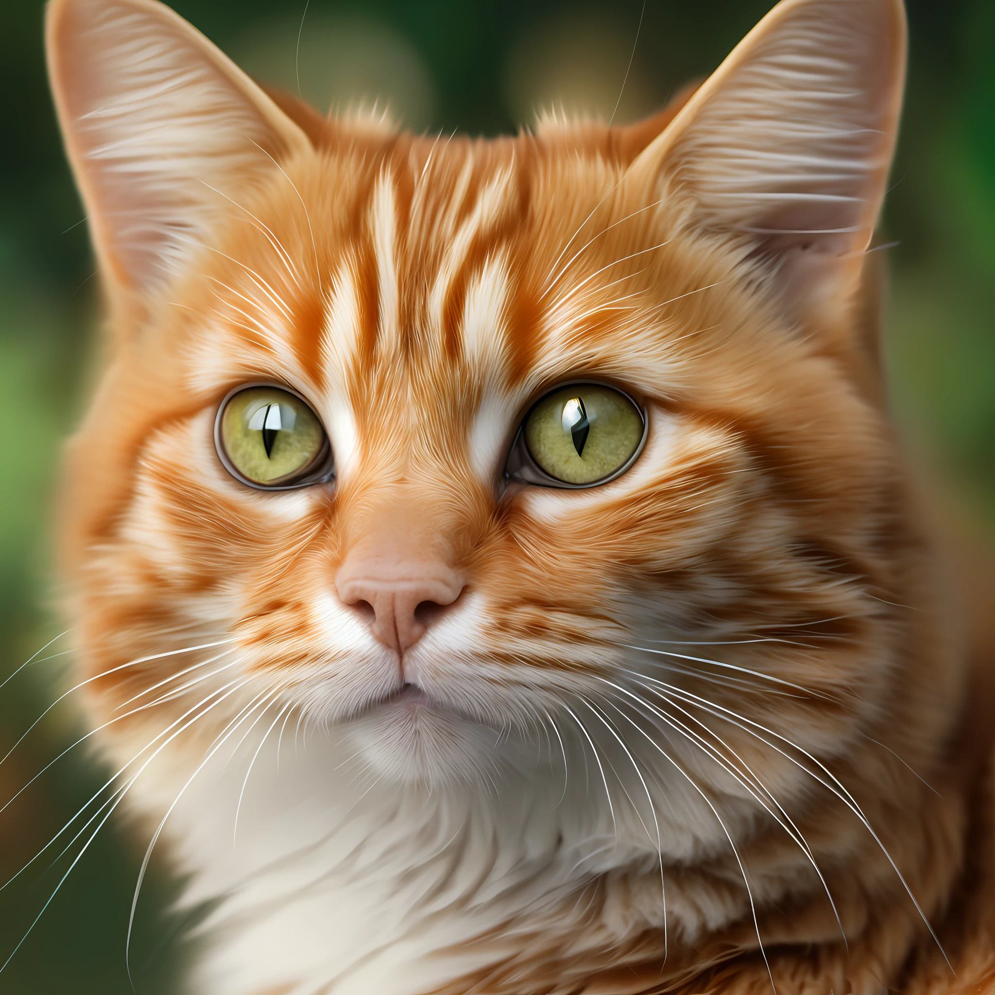 (extremely detailed CG unity 8k wallpaper,masterpiece, best quality, ultra-detailed, high resolution),(best illumination, best shadow, an extremely delicate and beautiful), dynamic angle, floating, high saturation, 

[Foto GingerTomCat, detailed and beautiful green eyes, white fur with orange spots, cat ears, collar with a bell, (playful:1.3), cute expression, long whiskers, soft and fluffy, cute paws, (toy:1.2), looking at viewer, long shot]:0.9