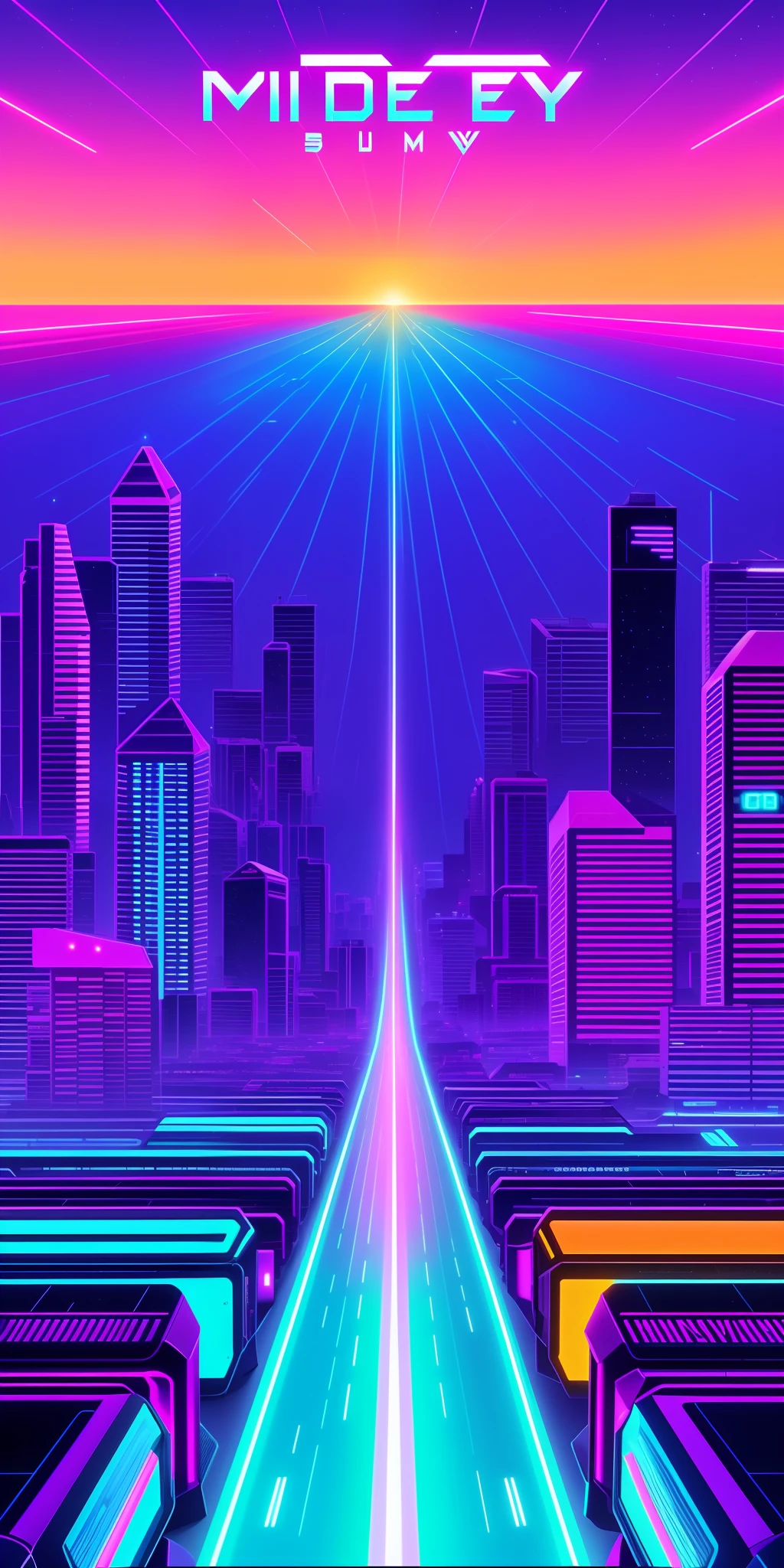 Midjourney Synthwave