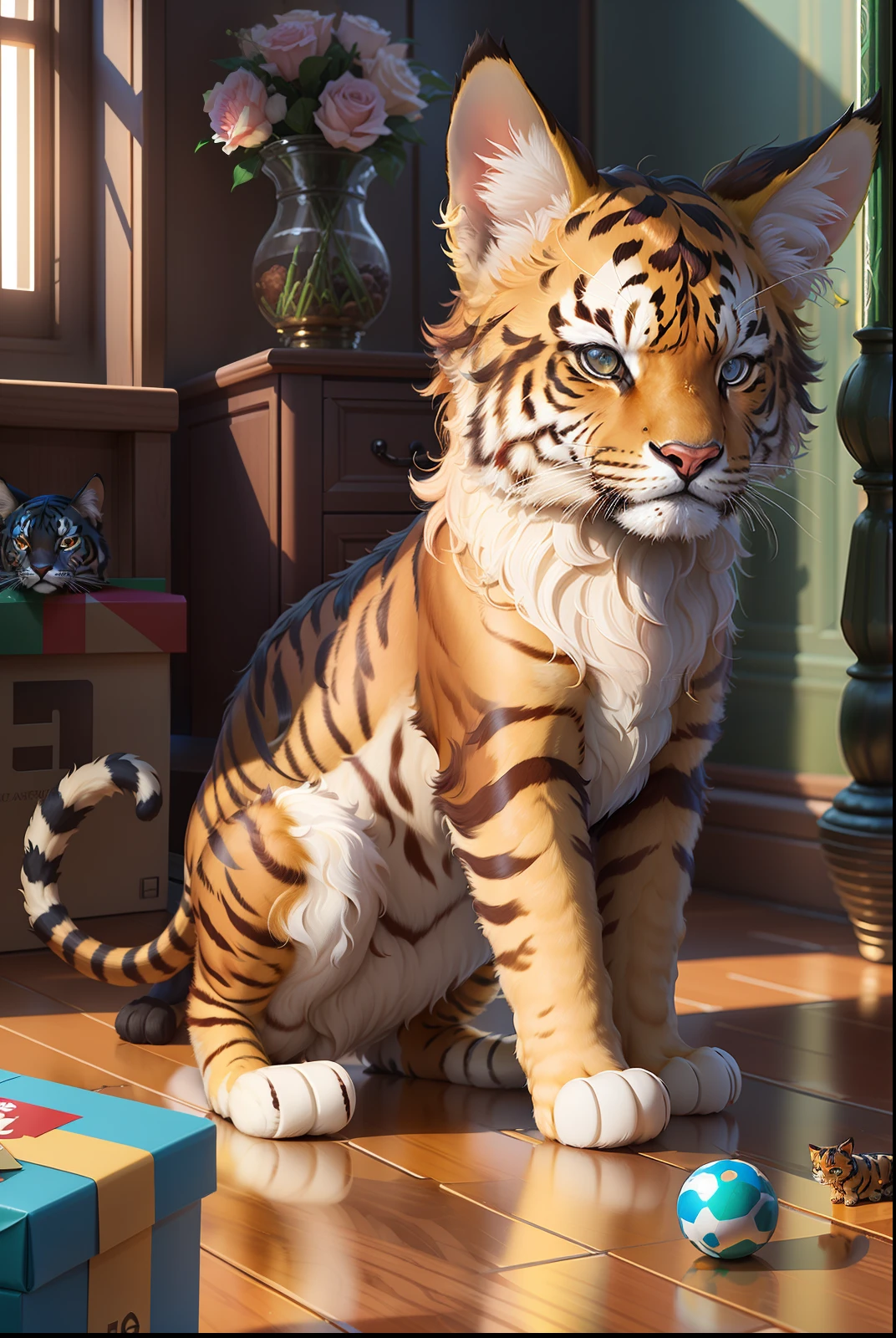 Golden Tiger and Black Forest