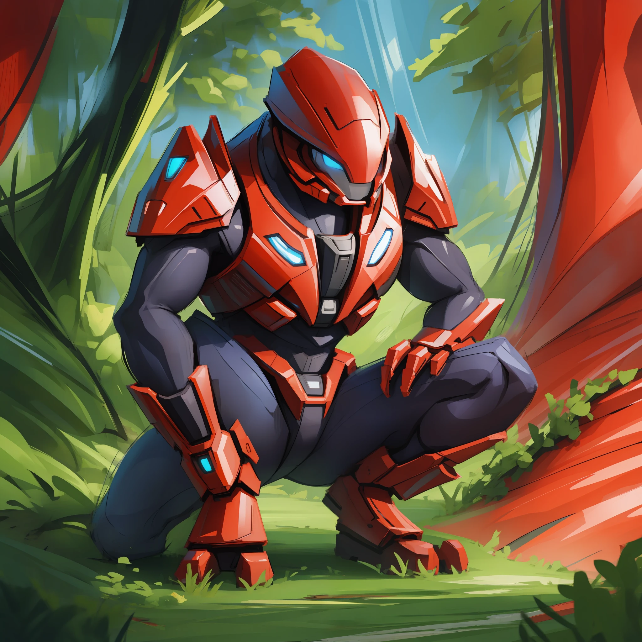 Red sangheili from halo