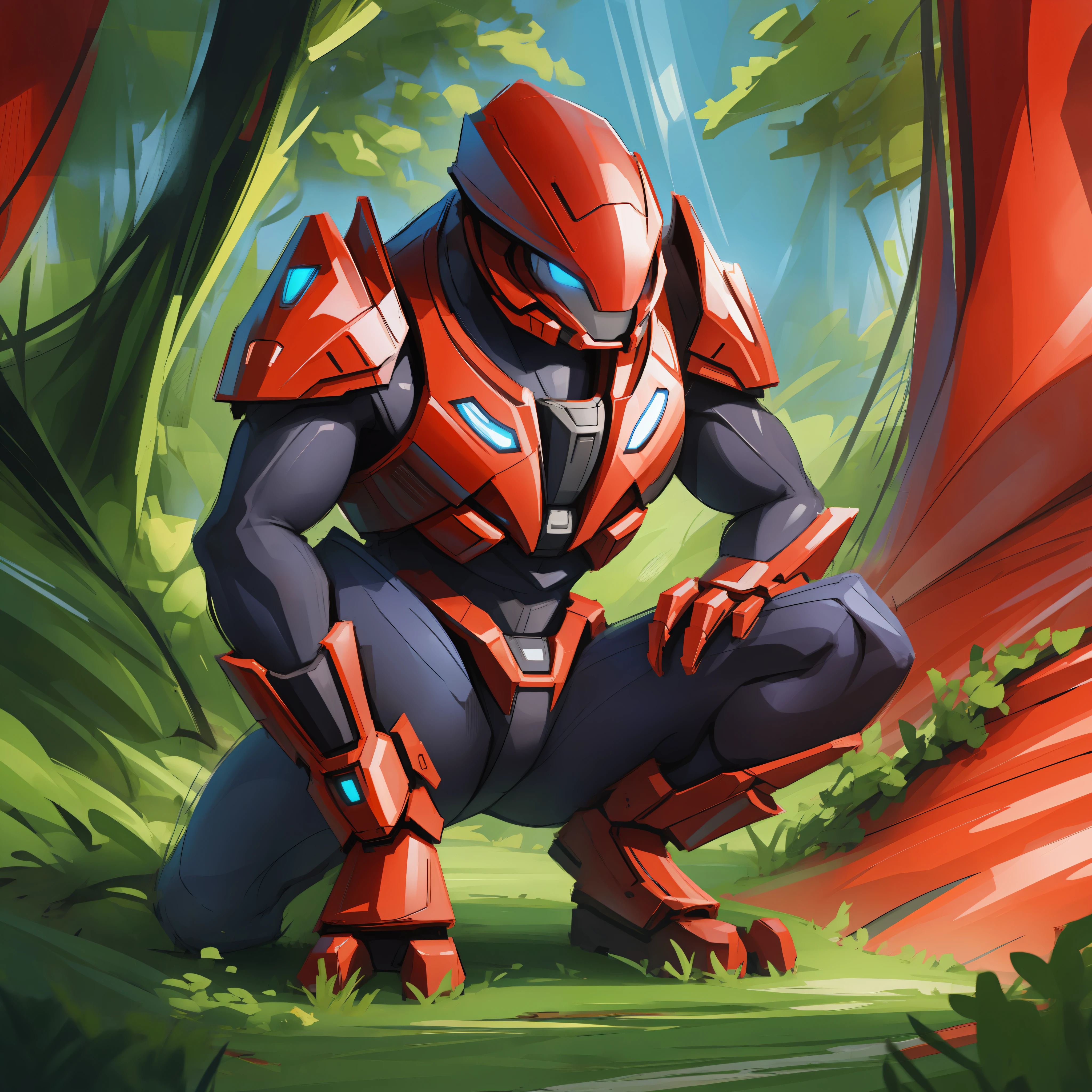 Red sangheili from halo