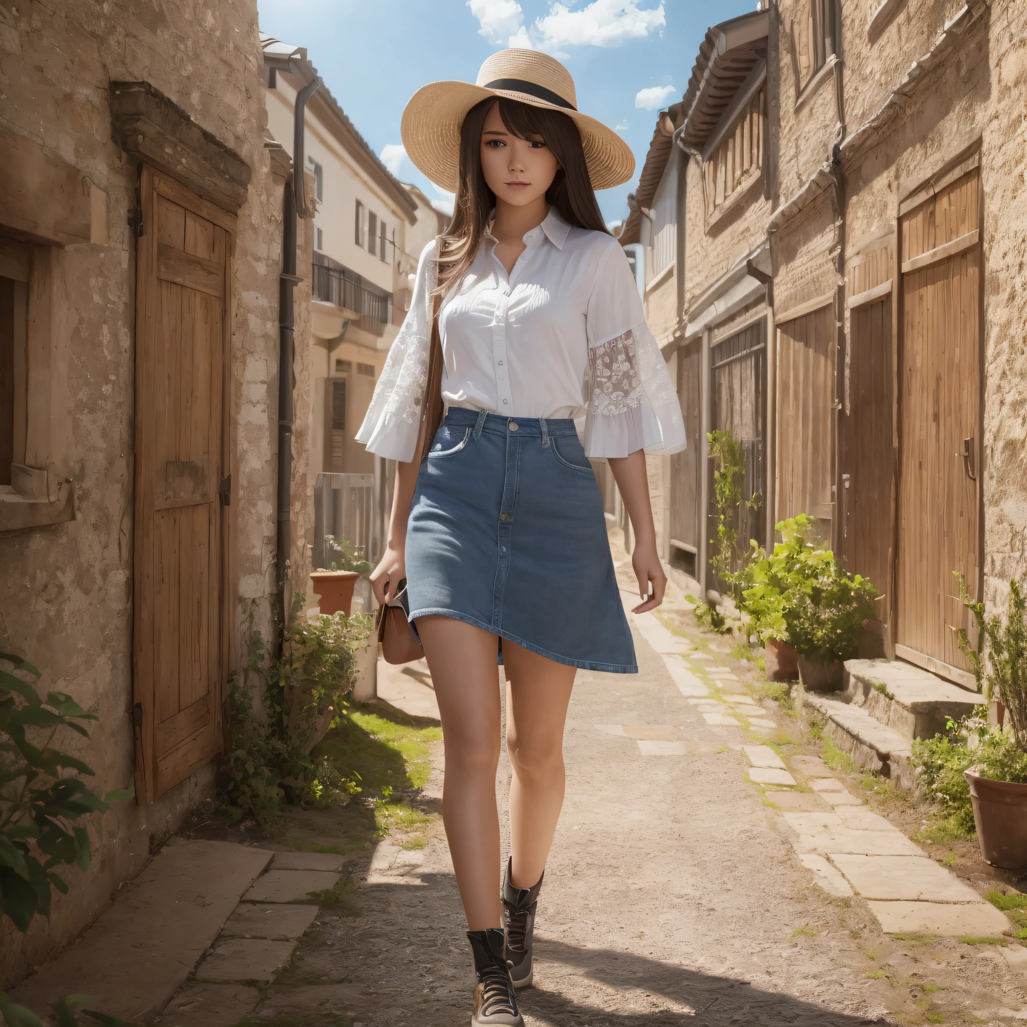 best quality, ultra high res, (photorealistic:1.4), 1girl, masterpiece, outdoors, full body, --auto --s2