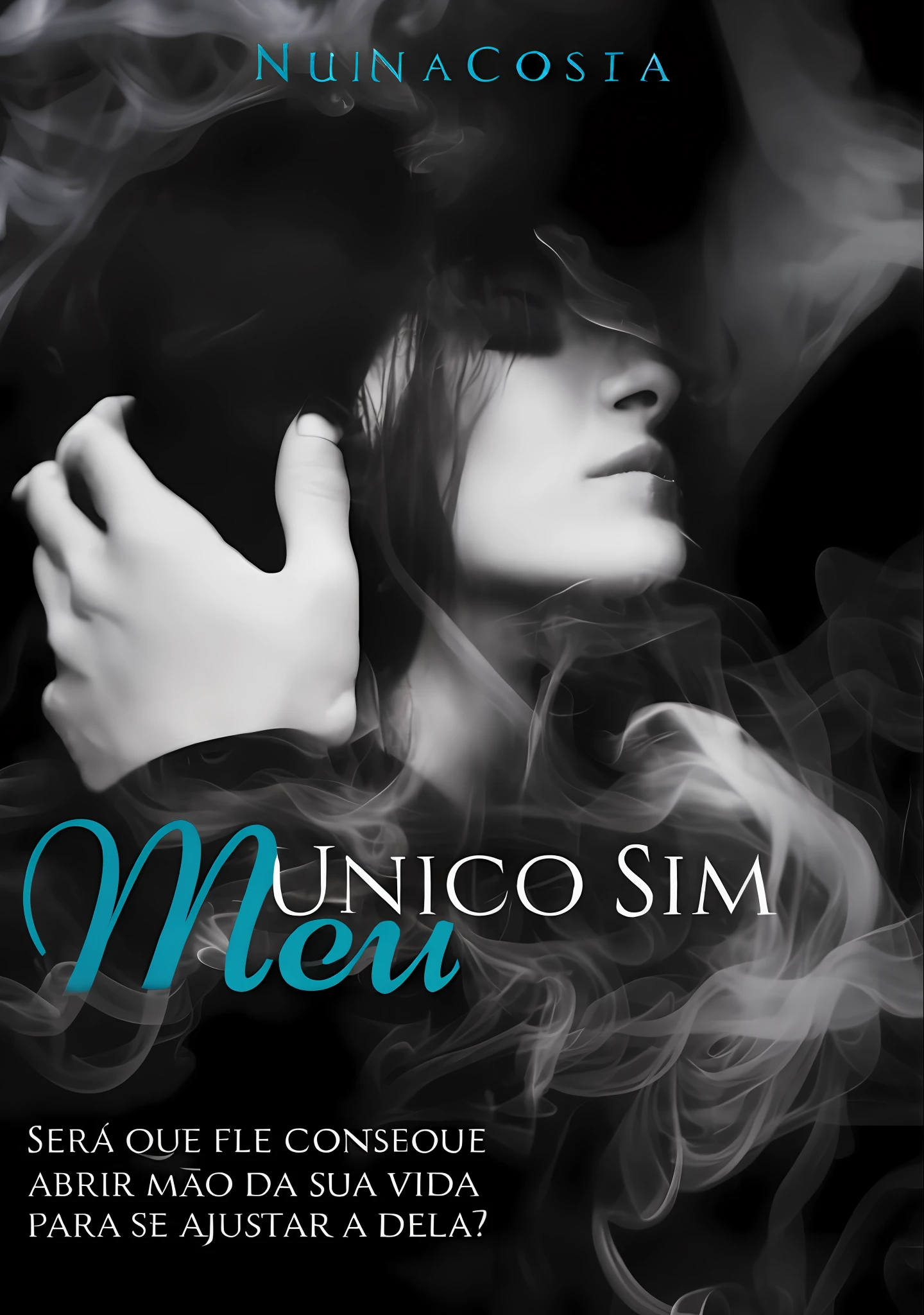 a woman hugging a man with smoke coming out of her face, romance book cover, romance novel cover, new album cover, album cover, art cover, sinew, (((mist))), smoke, album art cover, album artwork, by Ramón Silva, fluid sim, urban fantasy romance book cover, cover art, smoke simulation, promo image