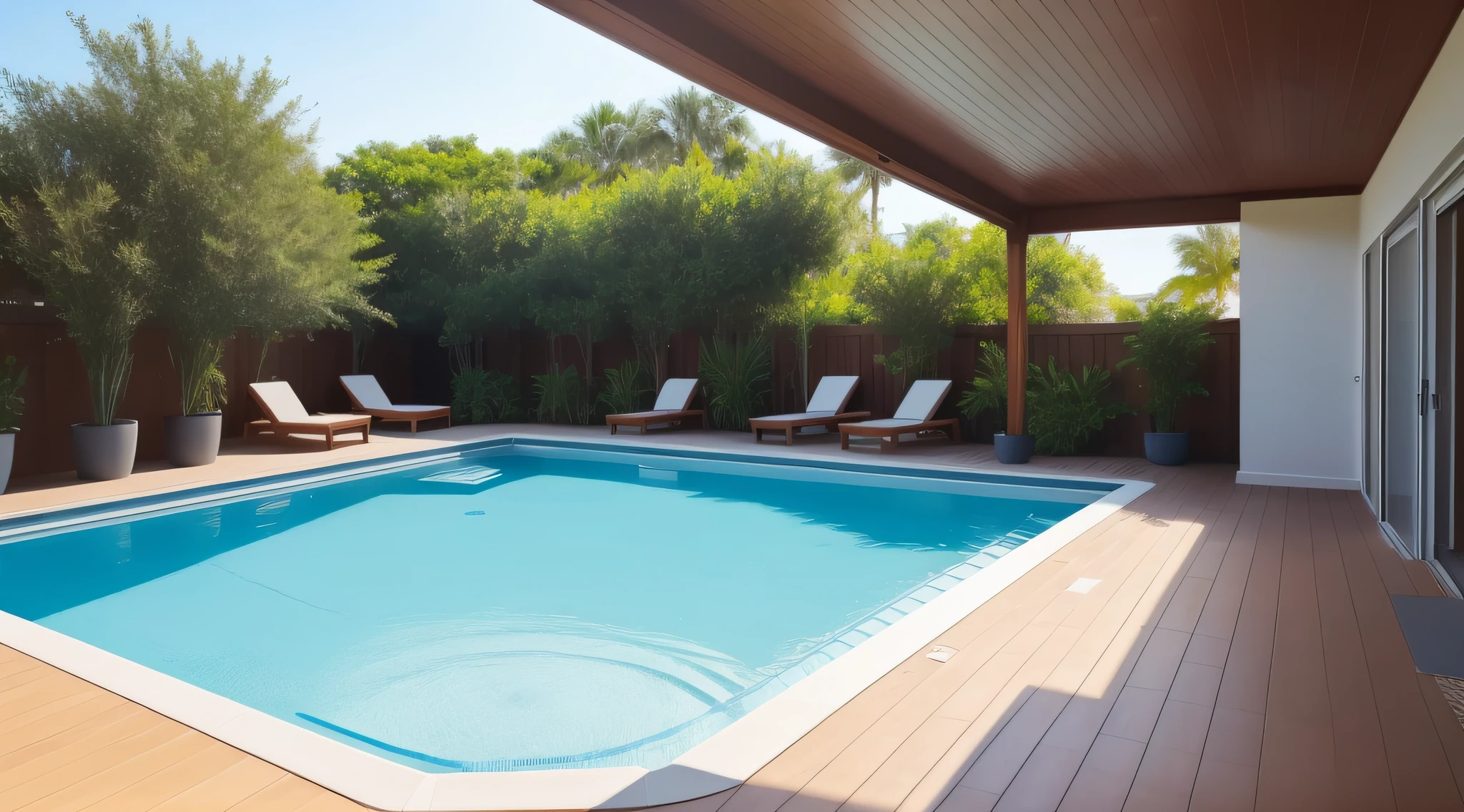 pool, balcony, spacious