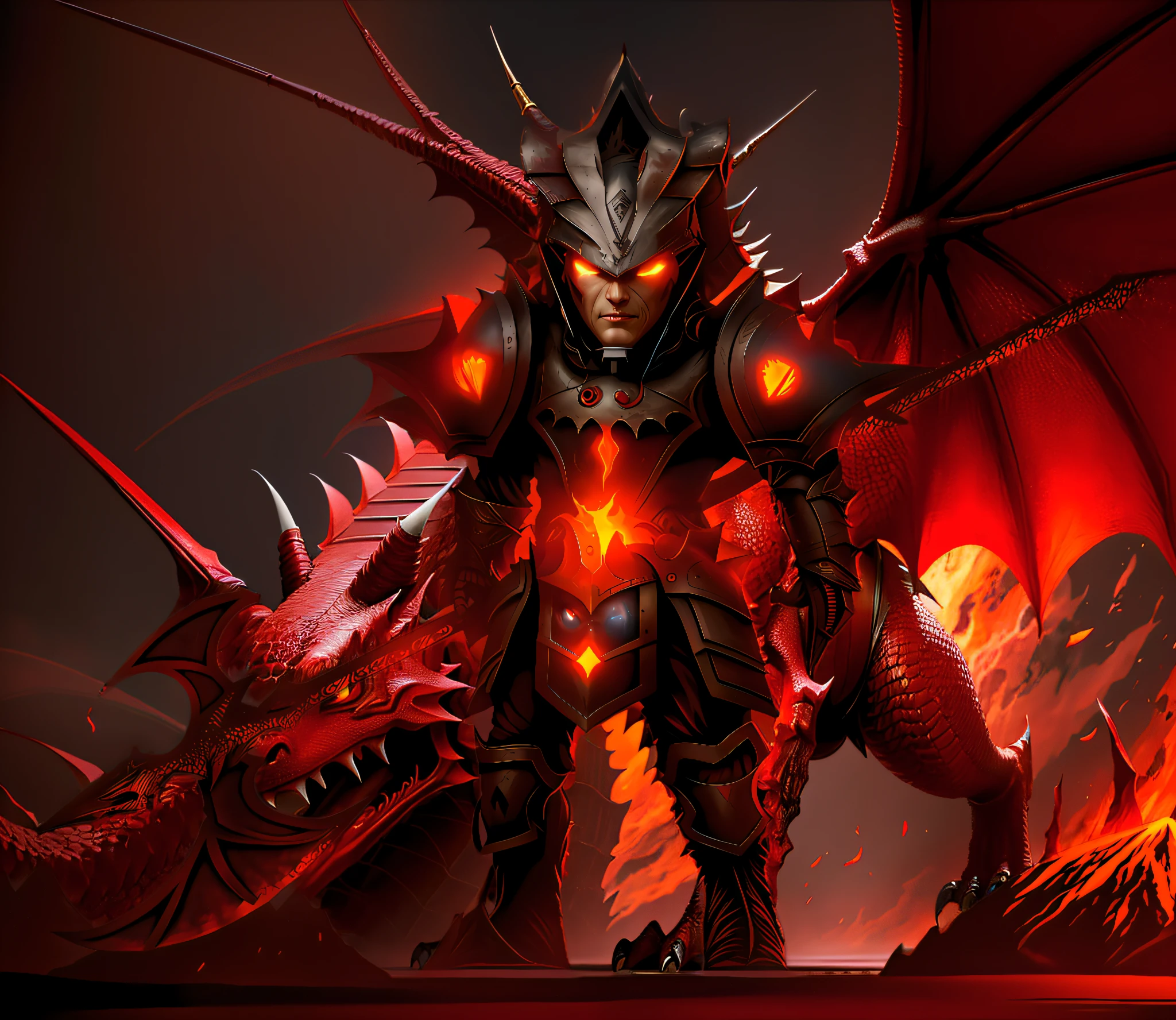 Red Dragon, Best Quality, 8k, Masterpiece