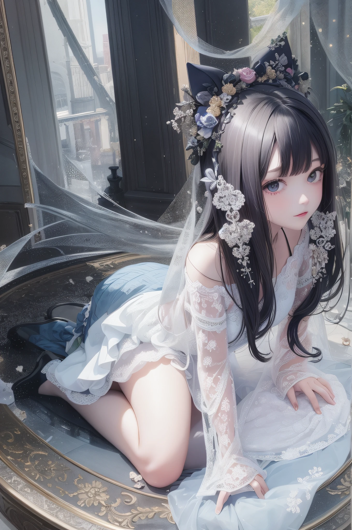 (best quality, Masterpiece: 1.1), (fidelity: 1.4), 1girl, full body shot