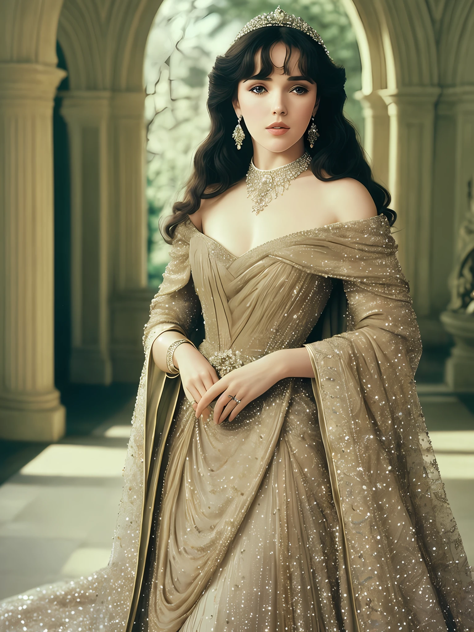 Isabelle Adjani:
Masterpiece Photography Ultra Realistic Description: Isabelle Adjani, the incomparable French actress and multiple award winner, enchants in this hyper-realistic 4K photograph. Adorned in an ethereal gown, she stands against a backdrop of a picturesque countryside, exuding grace and allure. Her expressive eyes and delicate features captivate the viewer's attention. The hyper-realistic portrayal captures the intricate details of her ensemble, from the flowing fabric to the intricate embroidery, creating a mesmerizing fusion of beauty and elegance. Isabelle Adjani's exceptional talent and magnetic presence are beautifully portrayed in this extraordinary photograph.