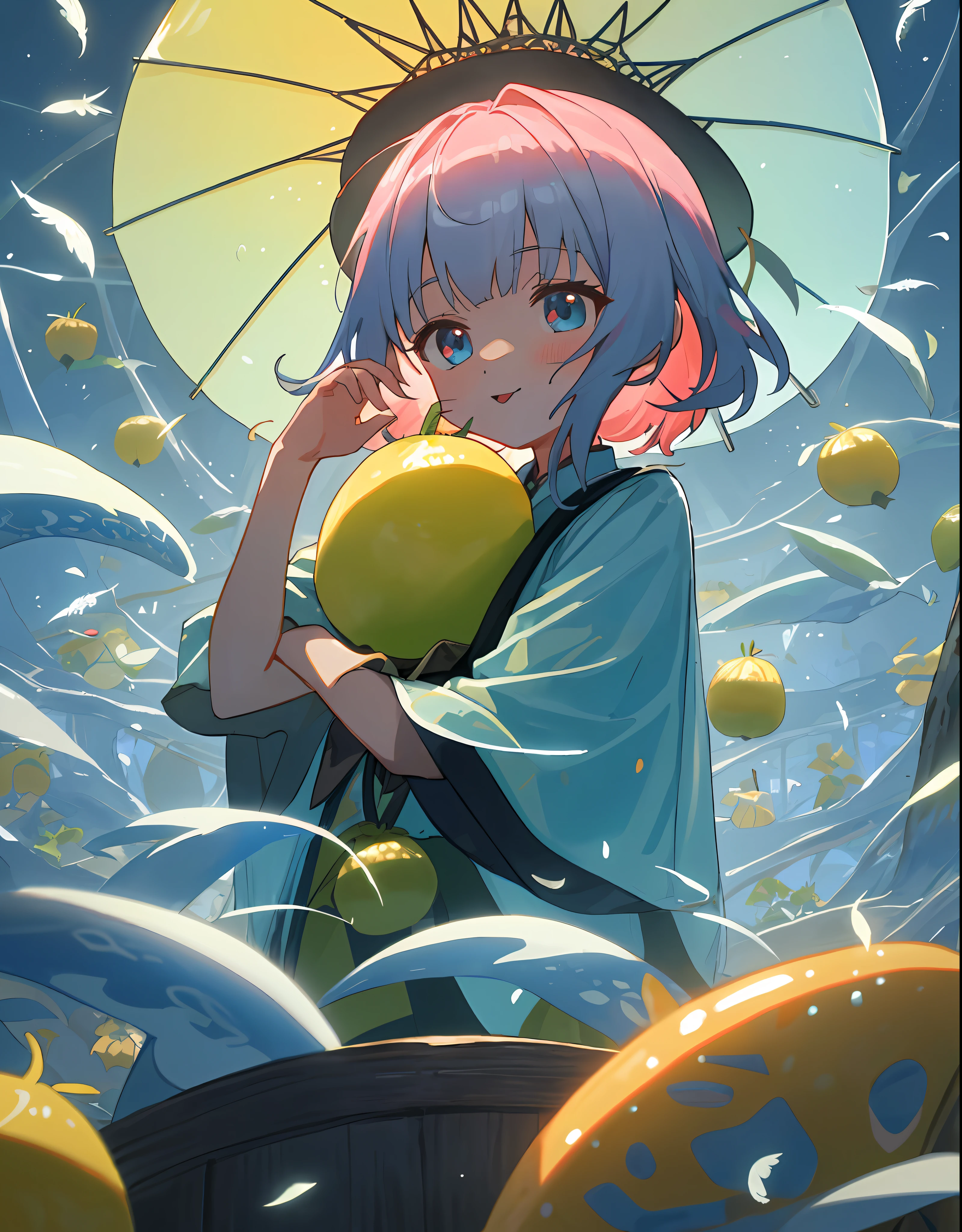 Upper body portrait、Big eyes、droopng eyes、bright expression、Height 165 cm、Scale 1/20, Celthephane Light and Shadow、Illustration using the Octane renderer、Children's-themed anime-style illustrations featuring characters、Fantasy RPG atmosphere、Warm color scheme、Illuminated by soft、high quality image、small details、accurate depiction、Originality that attracts the attention of the audience、Impressive poses and interesting activities、Mutsuki Kon Works、Highly detailed facial detail、Unique character design、anime style boy, Medium-hair long, Cherry pink-Shocking pink-red hair color、blue eye, Not ugly face, five fingers, bilateral symmetry, skin color like marble, not ugly body, two arms, two legs, gaming clothes, gaming globe, gaming boots, caucasian, Background Long Shot, ((、、、、、、、anime,、,、,、,、,、,-style boy, masterpiece:1.5)), Water color ink Original illustration, story movie and motion picture, manga illustration, cutest, Adorable, detailed photo realistic, wallpaper pencil drawing, eyes with eyelashes, 8k、Giant yellow fruits、World Tree、Funashi、Lan Lanlu、chic、A butler who can't stop tongue-lashing、77777Kiribanget、Dancing Roles、Fruit wrapped in yellow transparent contour、Kowloon World Tree、Over 200 meters、The dome has reached the heavens、Worm viruses、Roots of a giant tree、Along the coastline、Big Slime、Run Debugging、Work with applications、virus、Error sound、handshake、Actual surface tension、Conflict emulators、range、Robert Robert、virtual reality、High Technology、vie for、clone、android、、、Blue Kowloon Star、Dome World、Slime fruit、Scatter flowers、Fruiting、Metamorphose、Green leaf liana、Countless feathers grow out of the skin、Kowloon's World Tree with Huge Yellow Fruit、Giant tree roots moving like octopus legs、Moving in the form of a sea creature、Proliferation of the roots of a giant tree that has become a worm virus、Applications that the range operates、Big slime fruit、Retention of a certain size due to actual surface tension、Consciousness trapped in the blue Kowloon Star、Connecting the Emulator Mouse to Ultrasonic Vision、Digital signage glowing umbrella=Hanging Umbrella、The presence of clones and androids、Scene of a shootout to witness the World Tree、Scatter flowers、Transformation of fruit-bearing flesh life forms
