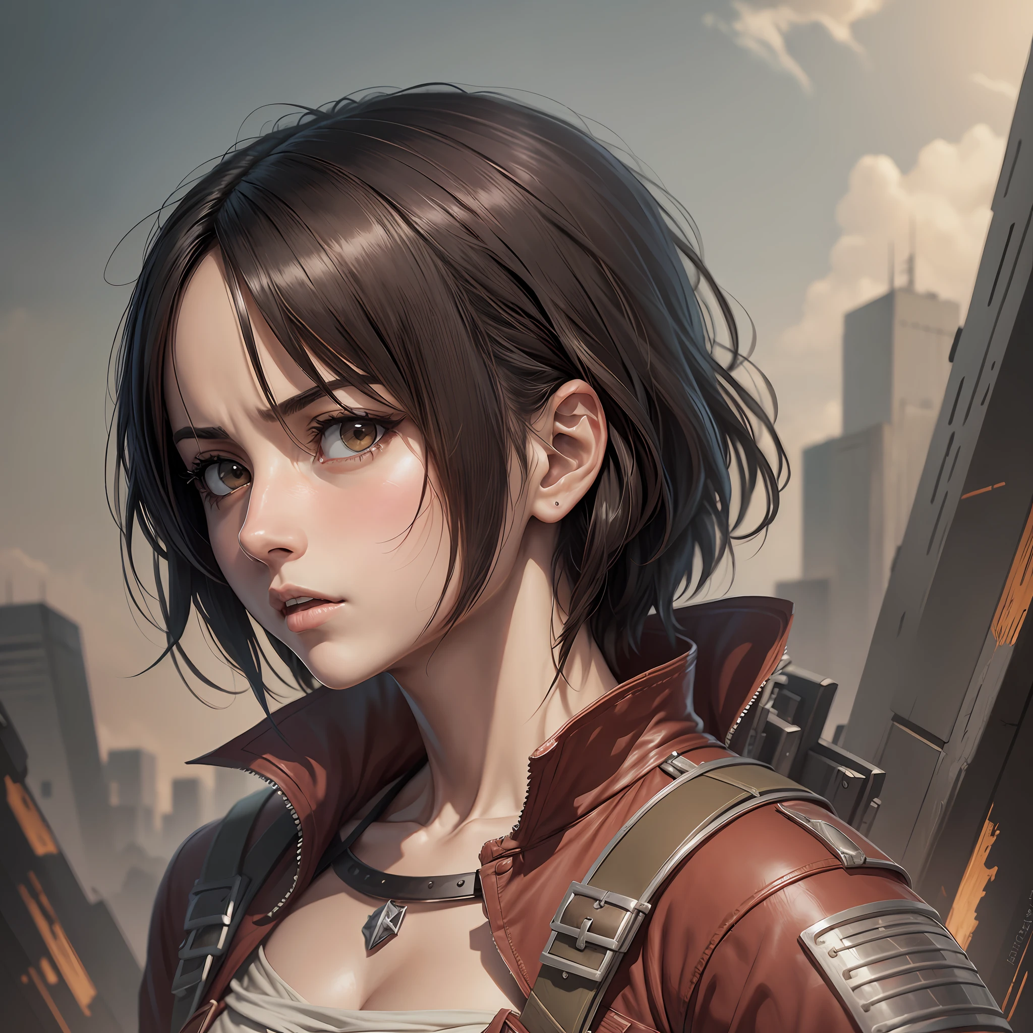 obra prima, melhor qualidade 8k mikasa Ackerman, shingeki no kyojin --auto --s2