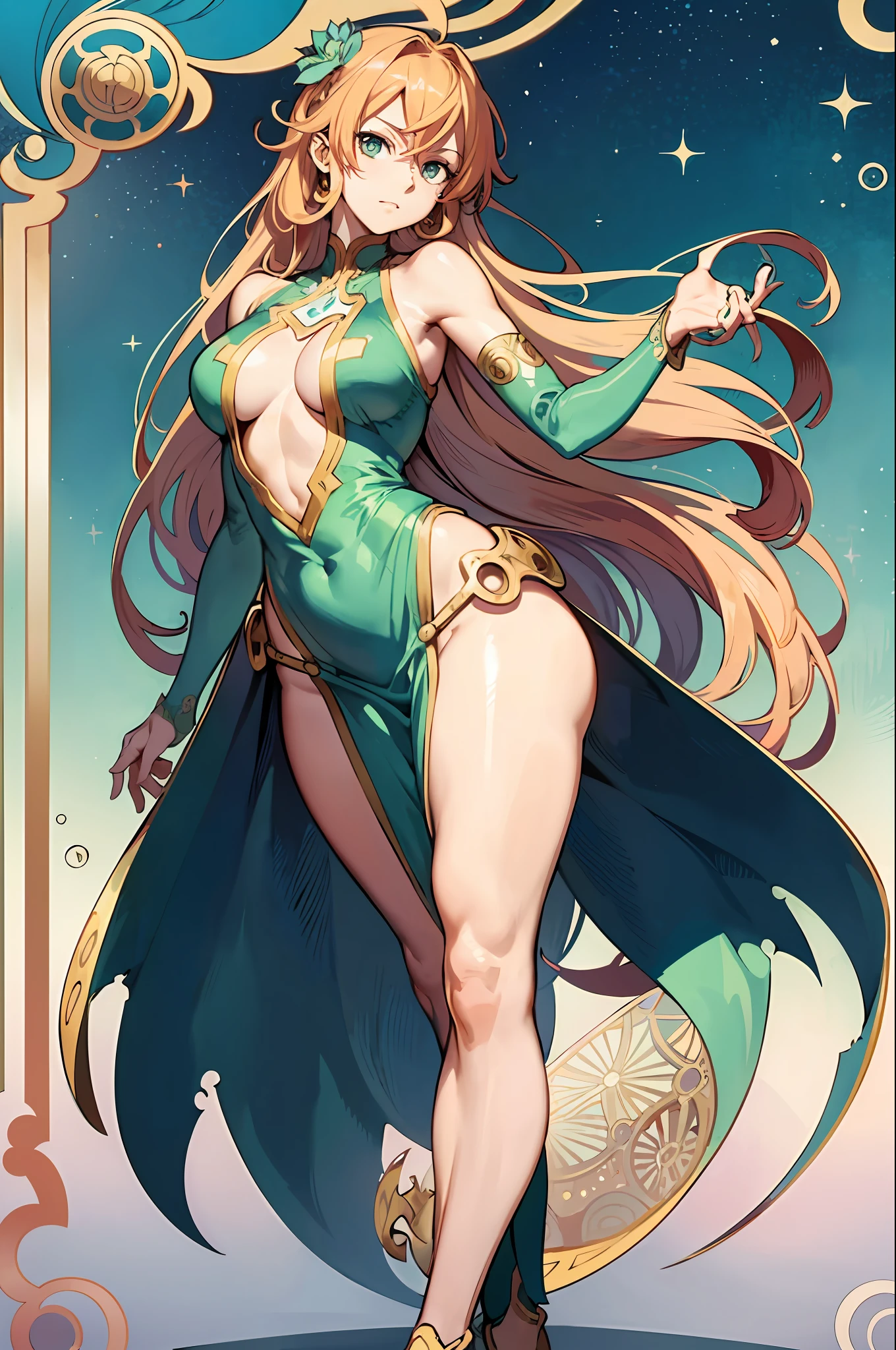 (Alphonse Mucha: 1.4), facial portrait of a European beauty, dance, long hair, red and green gradient hair flower decoration, (few clothes: 2), (detail + intricate detail: 1.2), 4K, abstract art, body is proportional, line art, side face, color, Fibonacci, Mucha style, Nami from Eiichiro Oda by One Piece, illustration, glitch
art, digital noise, Deep and charming eyes, superdetails