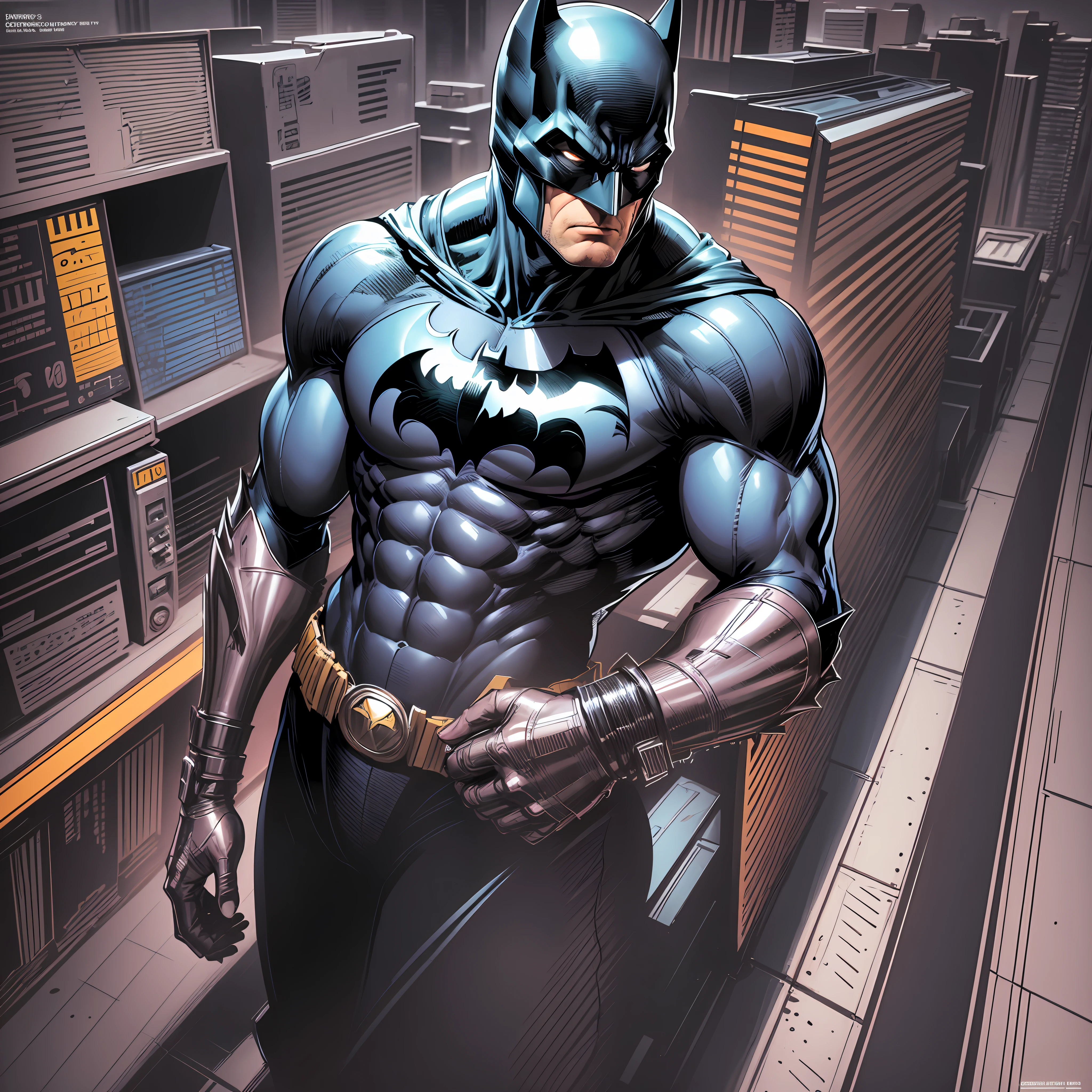 "Illustration of the best quality of Batman, '80s comic book style, it's like you're reading one of your favorite copies. The lines and shading are precise and refined, providing a high visual quality worthy of a magazine cover. The nostalgic aesthetic of the '80s is evident but refined for an unparalleled modern experience." --auto --s2