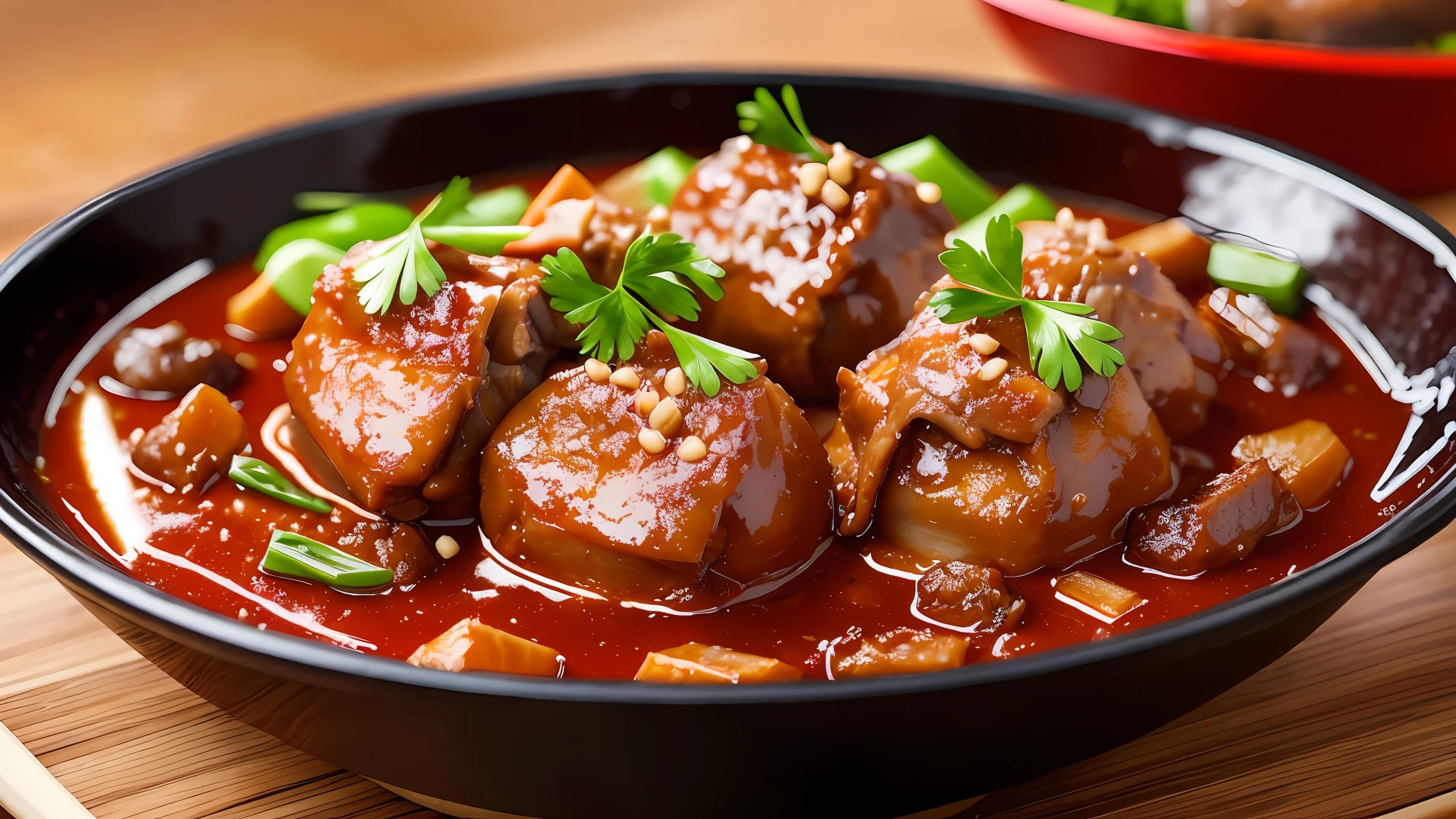 Teochew braised pig's feet， --auto --s2