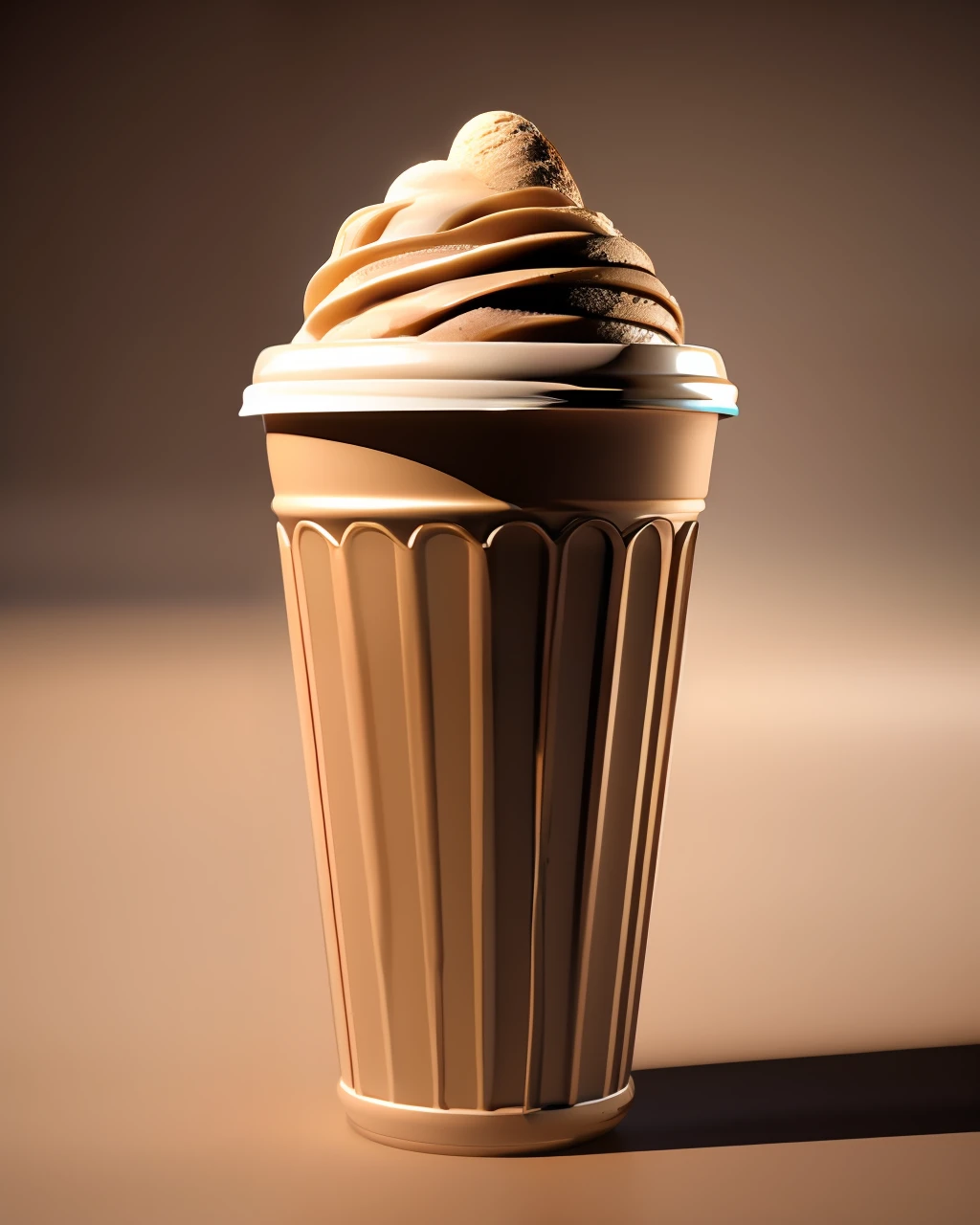a coffee ice cream milkshake , ultra detailed, highly detailed scenario, photorealistic, intricate, masterpiece, UHD, HDR, symmetric, coherent, epic detail, stunning, beautiful, ,lumen render ,lumen path tracing ,path tracing light ,path tracing shadow ,path tracing special fx,