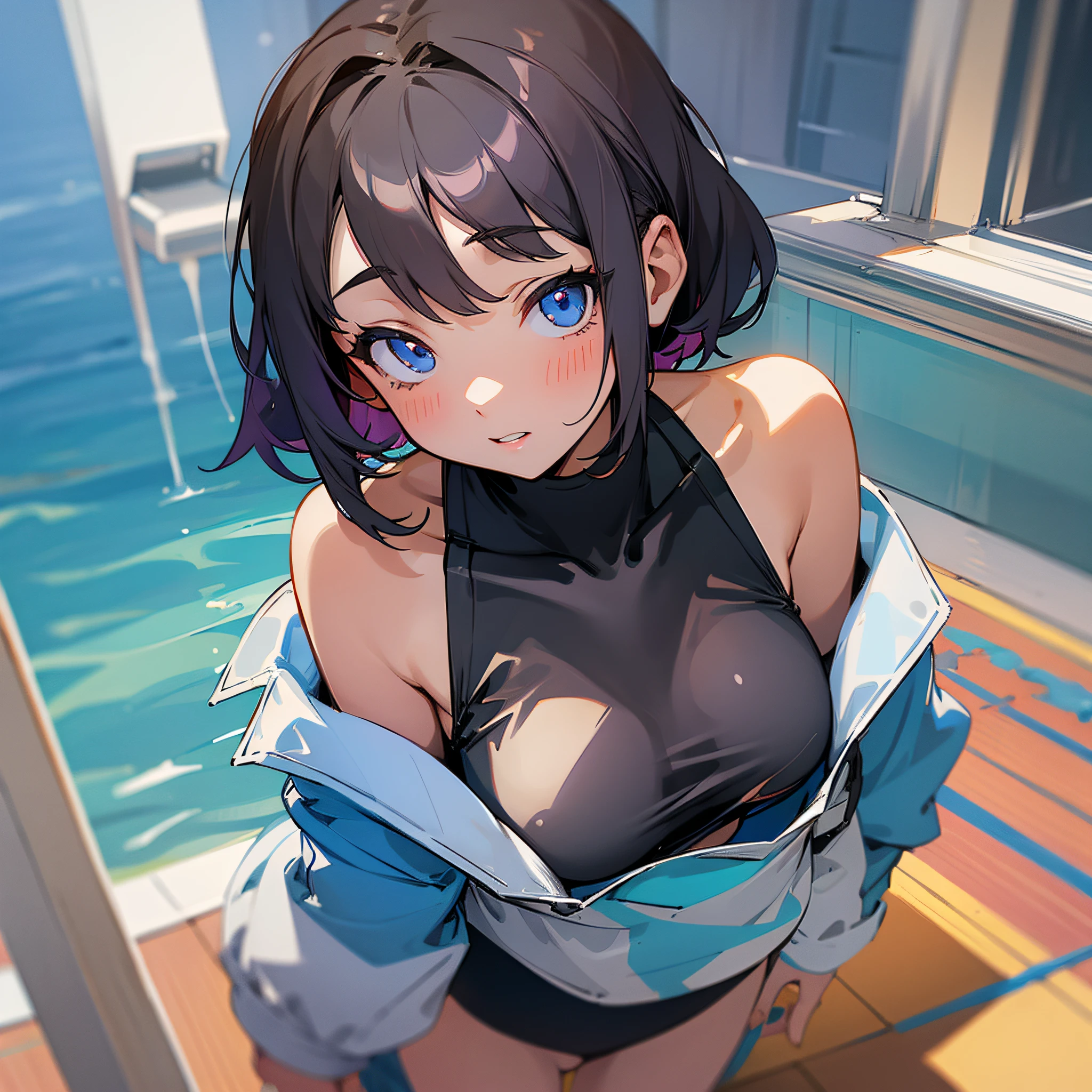 two petite girl ,swimwear,boobs on boobs --auto --s2