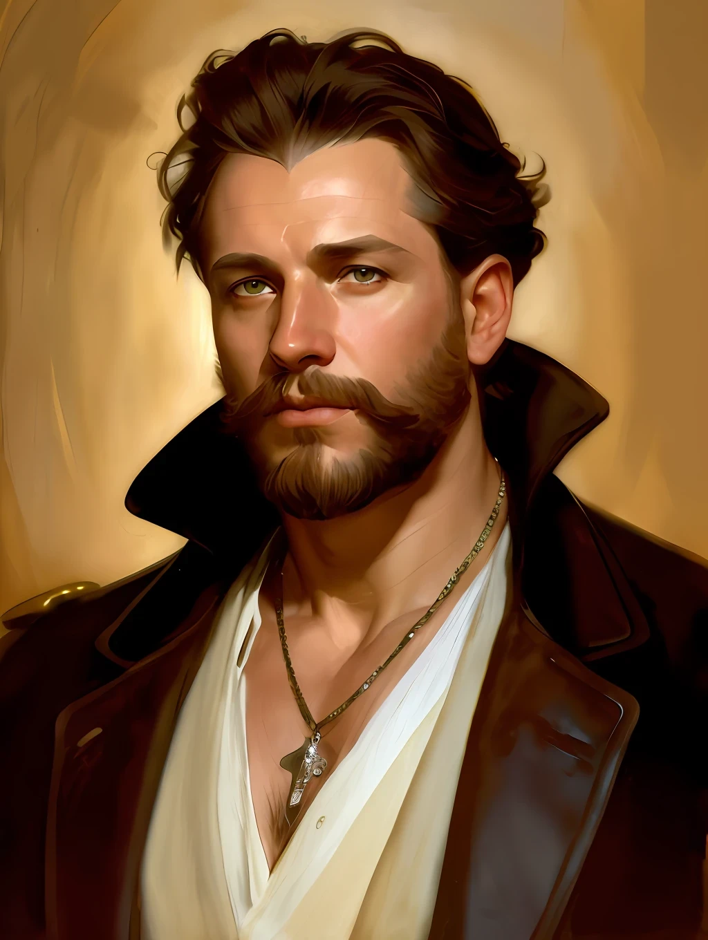 (Masterpiece) An insanely handsome middle-age man, red skin, black short messy hair, hazel eyes, perfect face, extremely handsome man, big Greek nose, nice lips, biblical, gospel, digital painting, watercolor painting oil, painterly, by Jeremy Lipking, by Antonio J. Manzanedo, Alphonse Mucha, Fuller Graves, Bartolome Esteban Murillo, JC Leyendecker, Craig Mullins, Peter Paul Rubens Detailed Painting, CGSetivity, ArtStation HD, High Detail, Photorealism, Concept Art, ArtStation HD, official art, trend in the artstation, 8k.