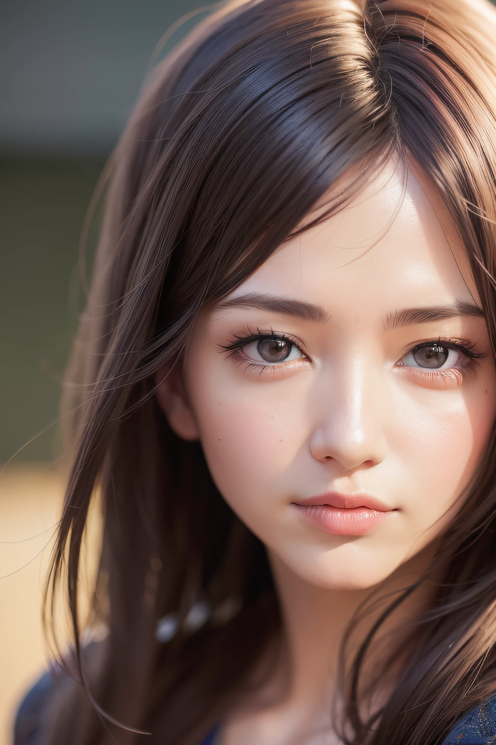 cute woman photo realistic 4k