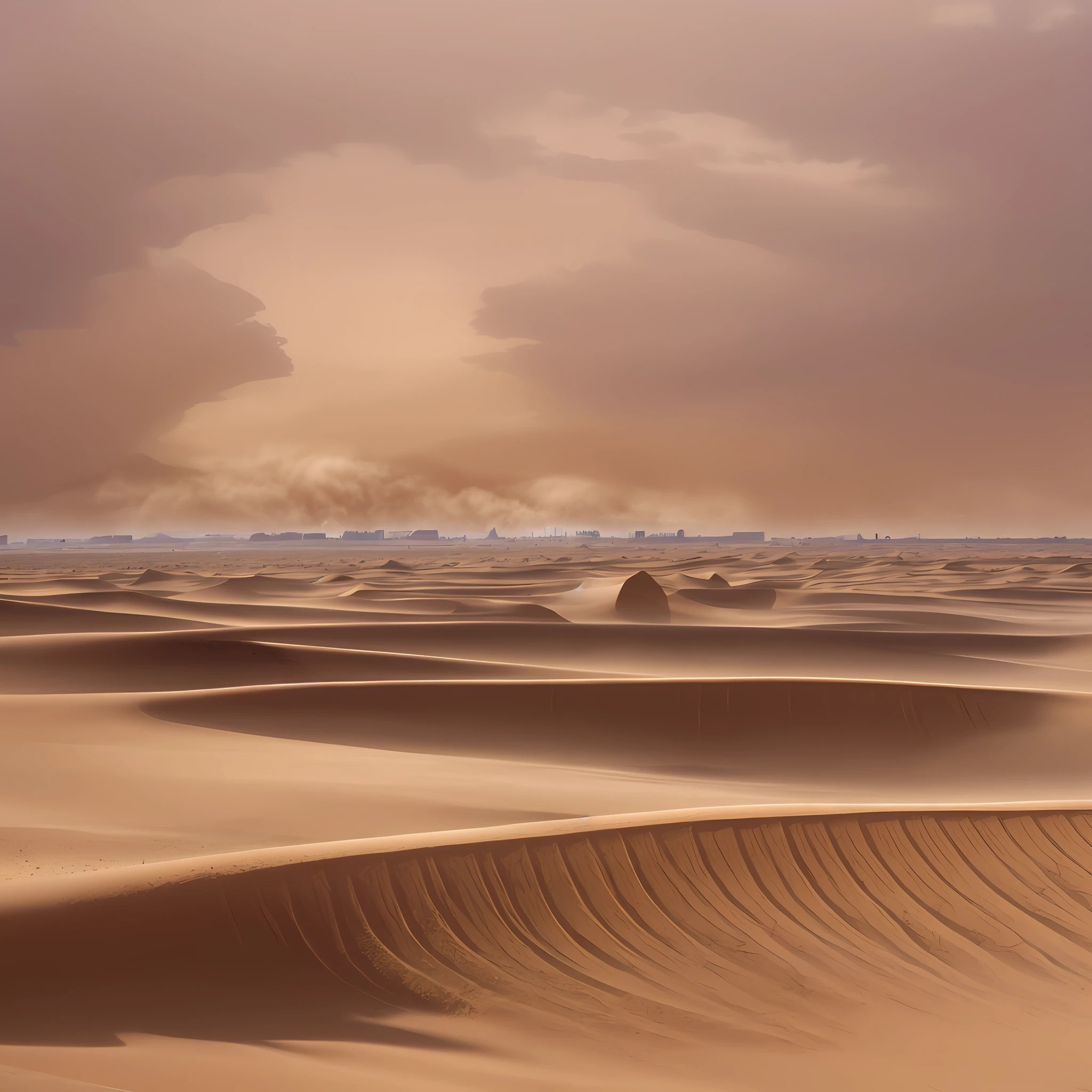there is a large amount of sand in the desert with a few clouds, sand desert fantasy, sand storm approaching, sand storm, desert dunes, sand desert, desert landscape, somewhere in sands of the desert, sand mists, desert photography, dunes, blowing sands, sand storm enters, sandstorm, desert, during sandstorm, majestic dunes, in a serene vast desert