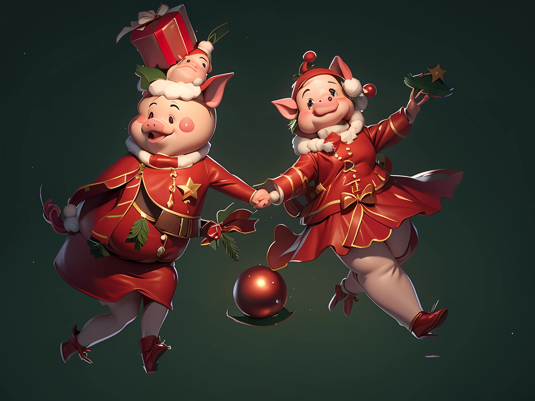 Pig's nose, 3D effect