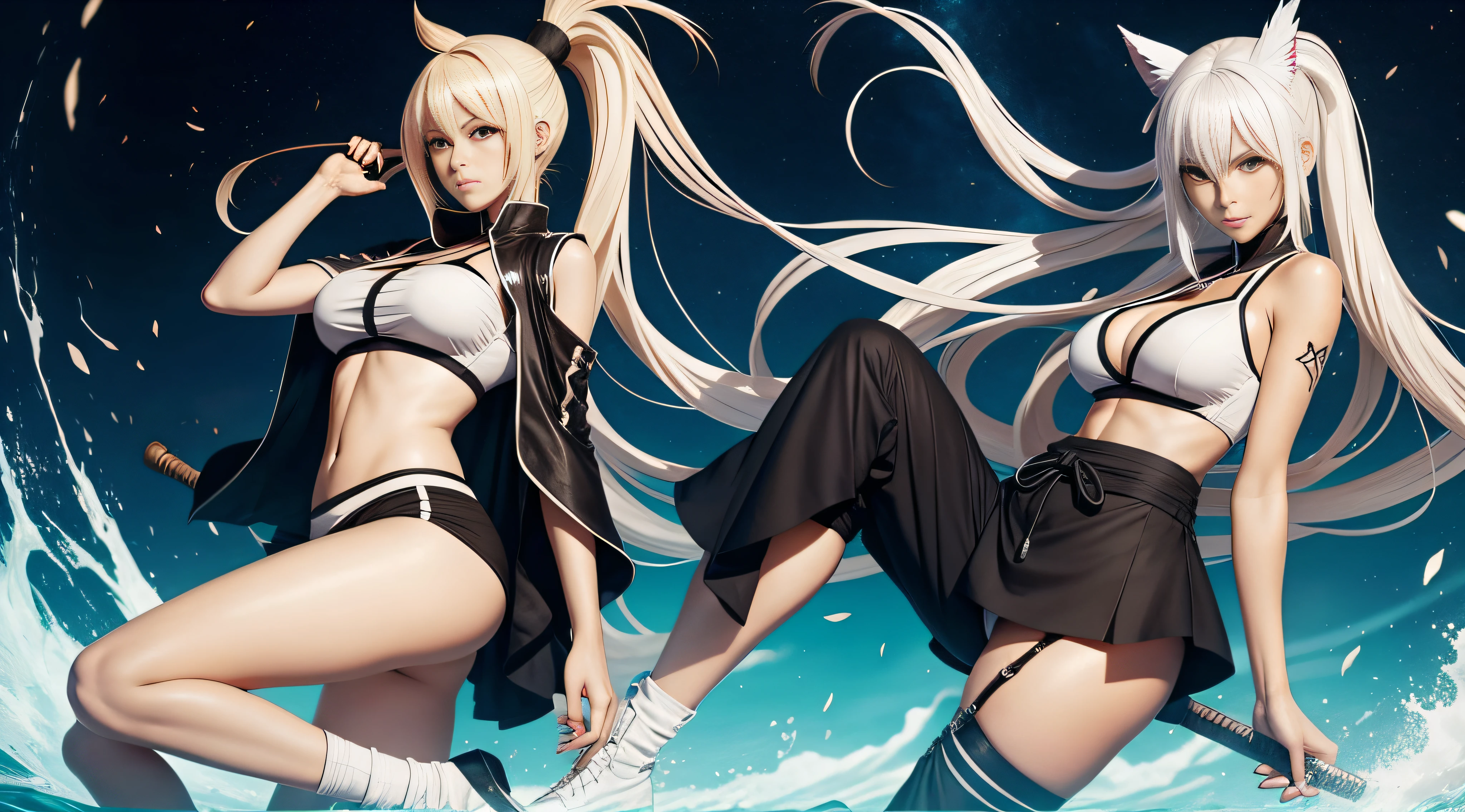 bleach character, tier haribel, , cute, full body, best quality