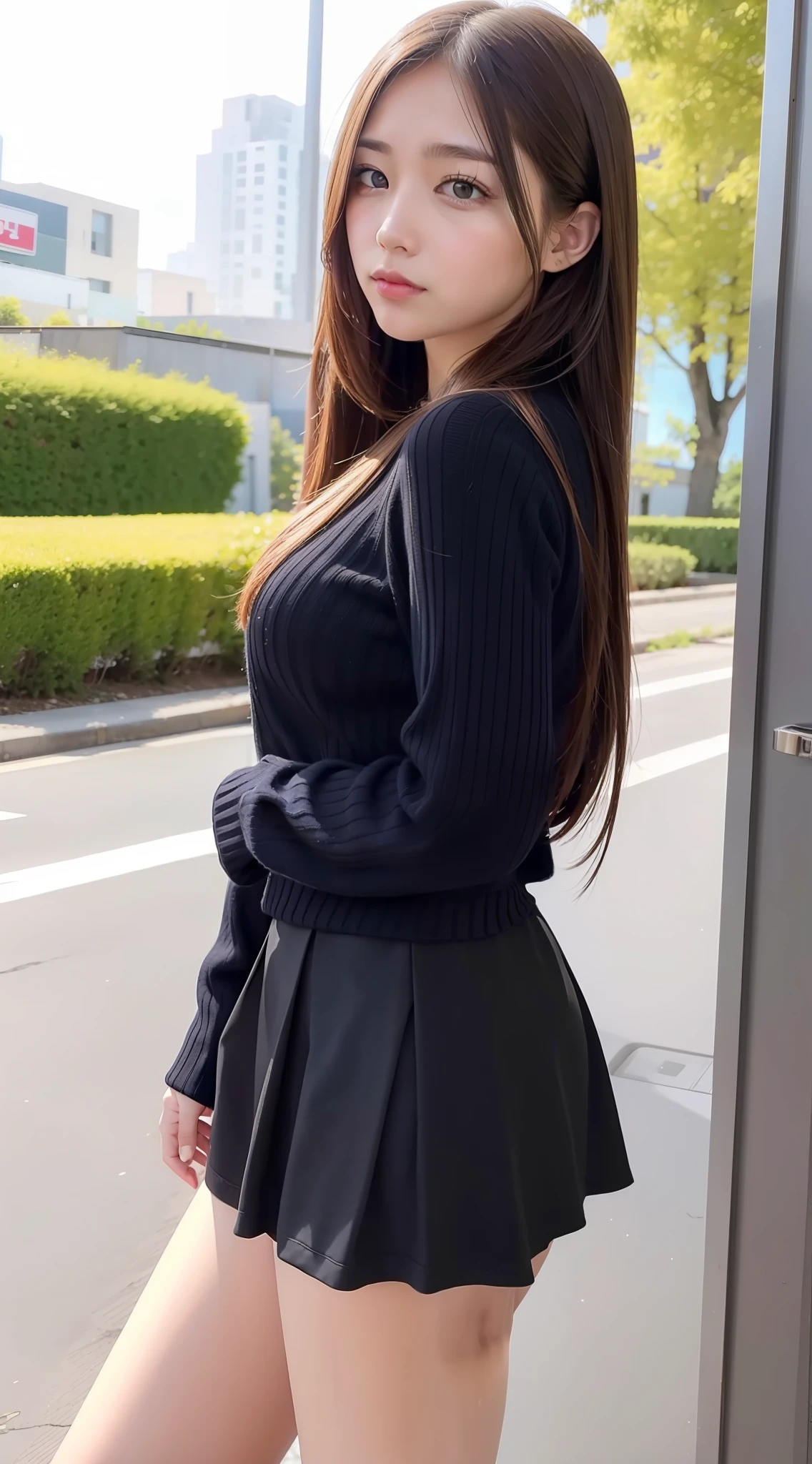 Looking into the distance