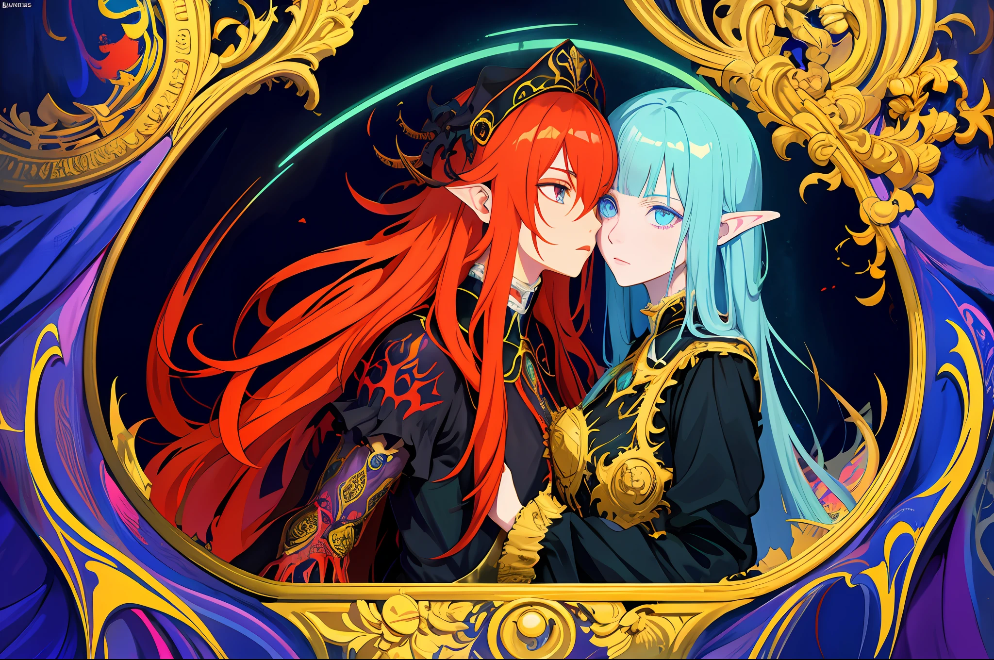 blacklight, ultra hd, Painting By Jan van Eyck, Hieronymus Bosch, Neo-Gothic, gothic, rich deep colors. Beksinski painting, part by Adrian Ghenie and Gerhard Richter. art by Takato Yamamoto. masterpiece. intricate artwork by Tooth Wu and wlop and beeple, greg rutkowski, very coherent symmetrical artwork. cinematic, hyper realism, high detail, octane render, unreal engine, 8k, Vibrant colors, Smooth gradients,