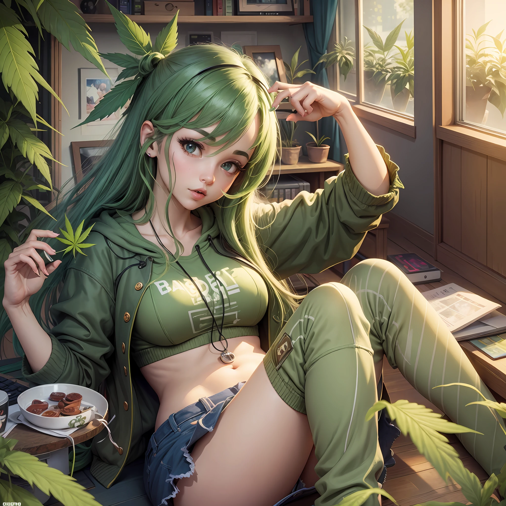 Cannabis Lover Cute Girl Game Geek --auto --s2