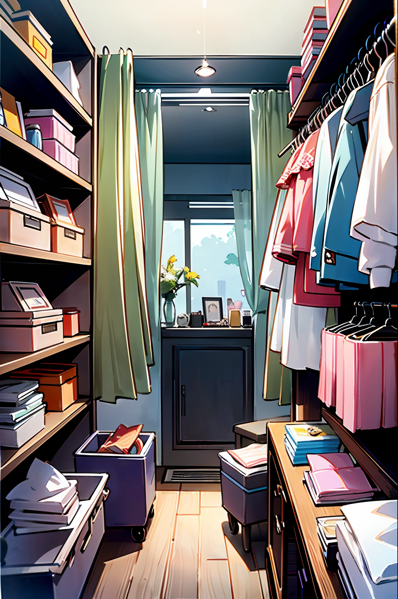 At the same time, I was also packing my room. I lived in this family for three years, there were a lot of things, I simply brought the clothes, cosmetics and accessories I bought, and Shen Chen left all the things I bought for me.