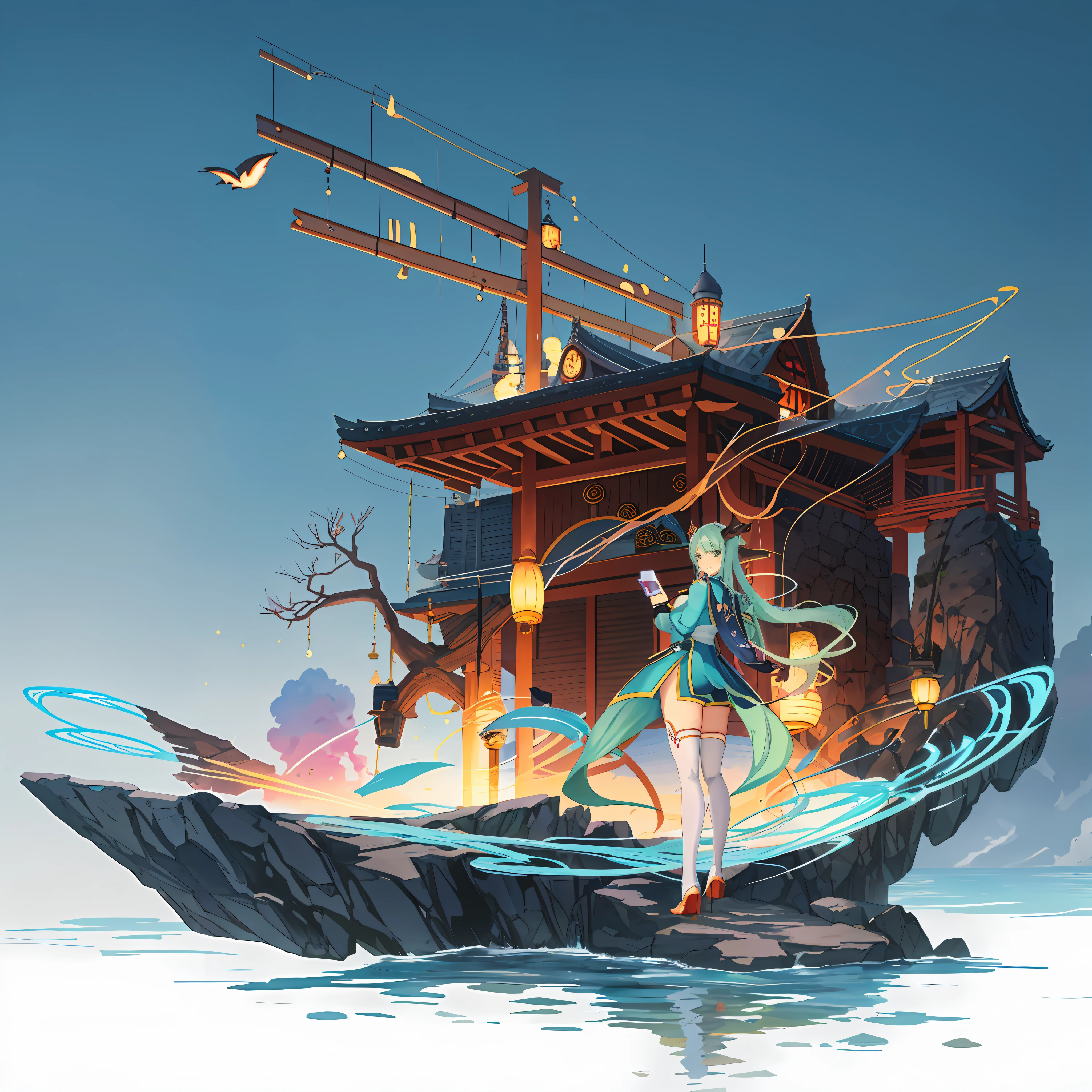 Anime girl with very big breasts and very big ass, full body Xianxia, small curvy , front view, curvy, (thighhigh),(((succubus))), (smile), pixiv3dcg,, negative, pixiv, ecchi, opppuro potion, full body commission four, top rating on pixiv, ecchi anime style, A seductive anime girl, pixiv