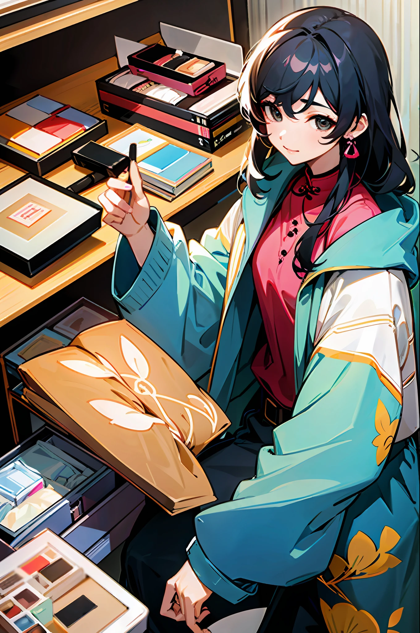At the same time, I was also packing my room. I lived in this family for three years, there were a lot of things, I simply brought the clothes, cosmetics and accessories I bought, and Shen Chen left all the things I bought for me.