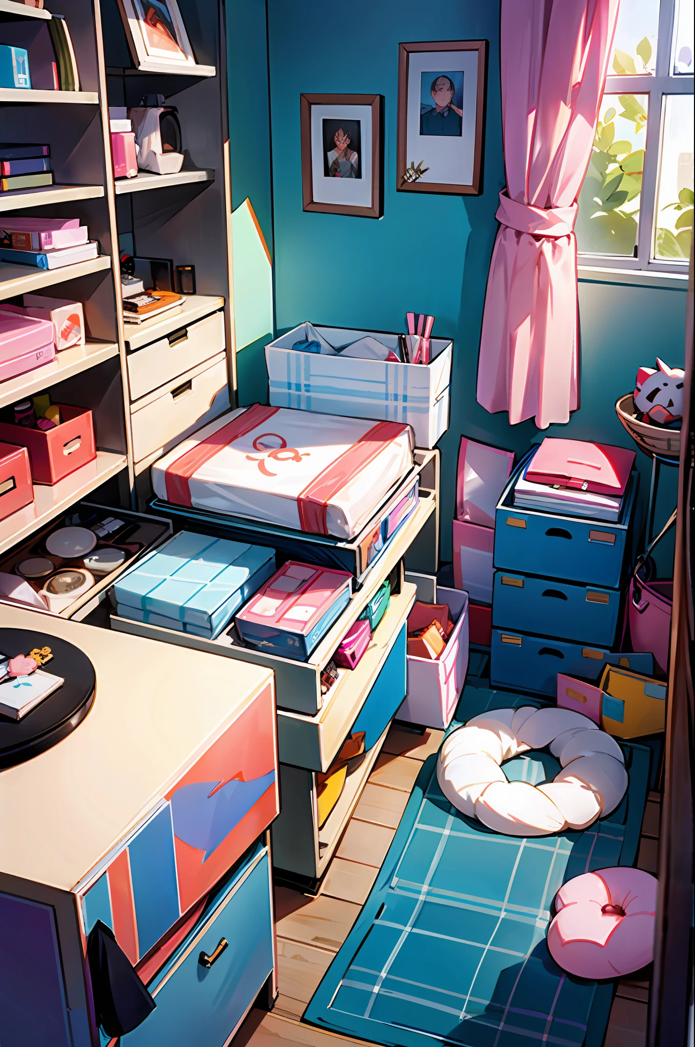 At the same time, I was also packing my room. I lived in this family for three years, there were a lot of things, I simply brought the clothes, cosmetics and accessories I bought, and Shen Chen left all the things I bought for me.