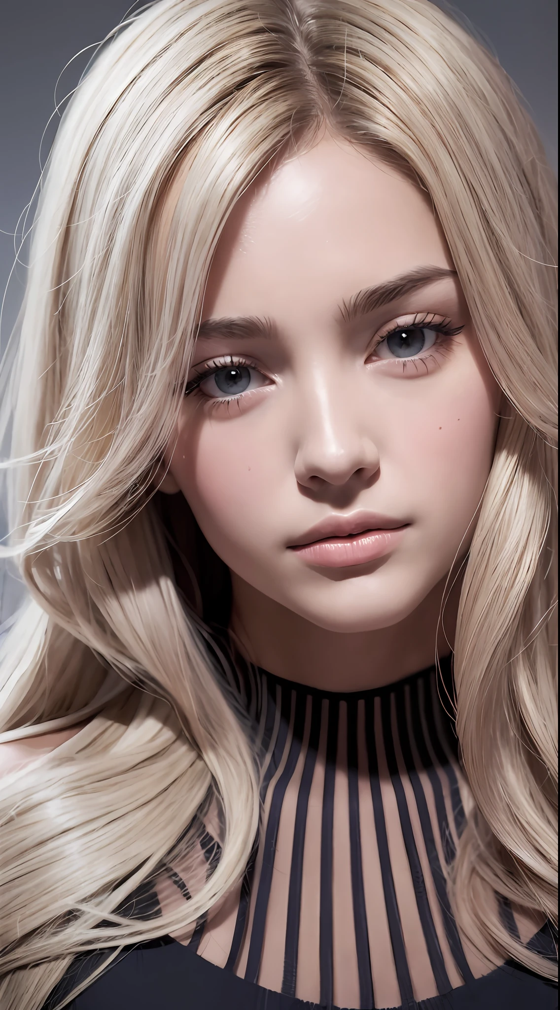 Dressed in cashmere, (Photorealistic:1.4), (Hyperrealistic:1.4), (Realistic:1.3), (Softer Light:1.05), (Cinematic Lighting Increase:0.9), 32K,1girl,20yo girl, Realistic Lighting, Backlight, Face Light, Ray Trace, (Brightening Light:1.2), (Quality Enhanced:1.4), (Best Quality Real Texture Skin:1.4), Delicate Eyes, Delicate Face, Delicate Eyes, (Tired, Sleepy, Satisfied:0.0), Face Close-up, Sweater, (Body Line Mood Increase:1.1), (Skin Texture Increase:1.1),Milan Lips