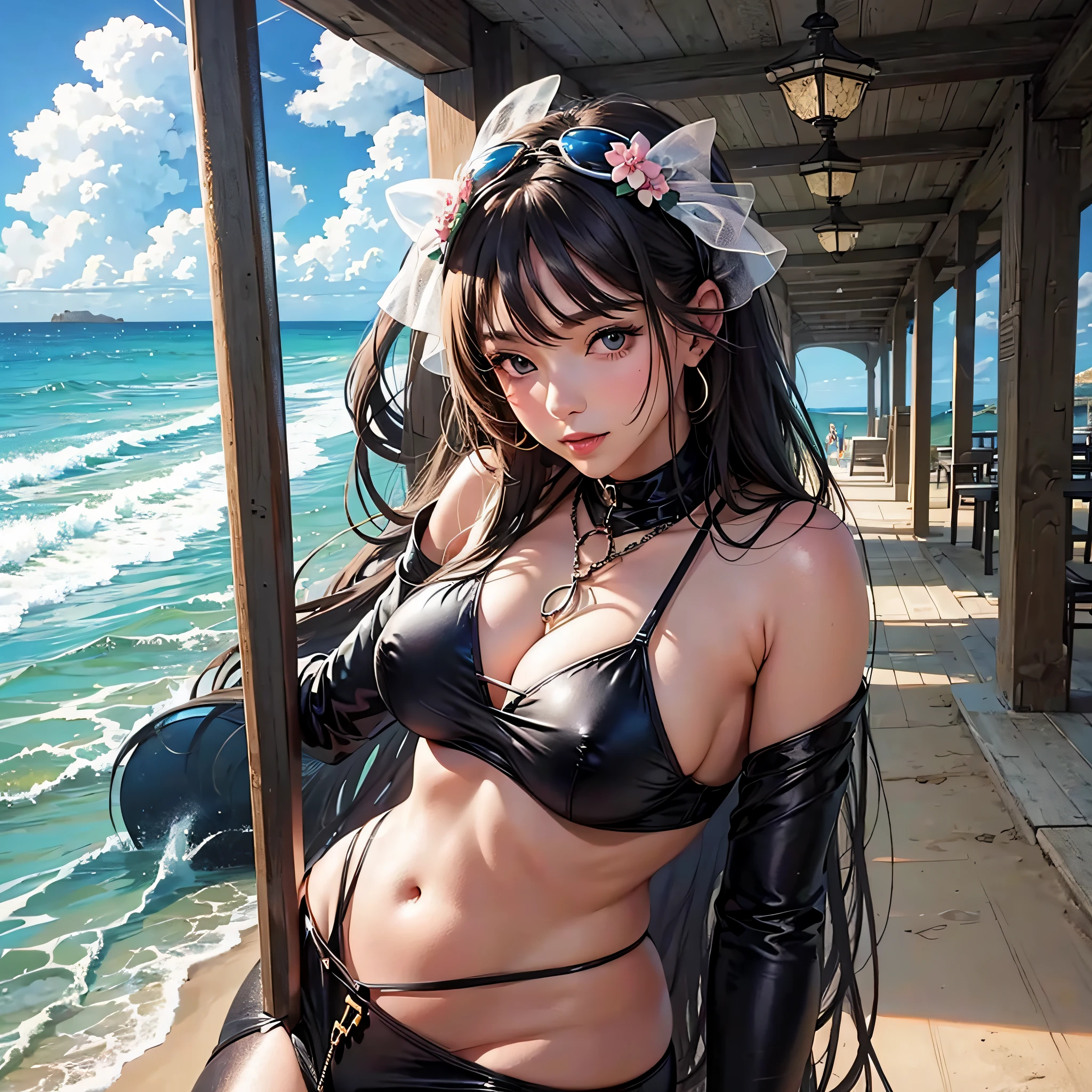 Lovely girl on the beach --auto --s2