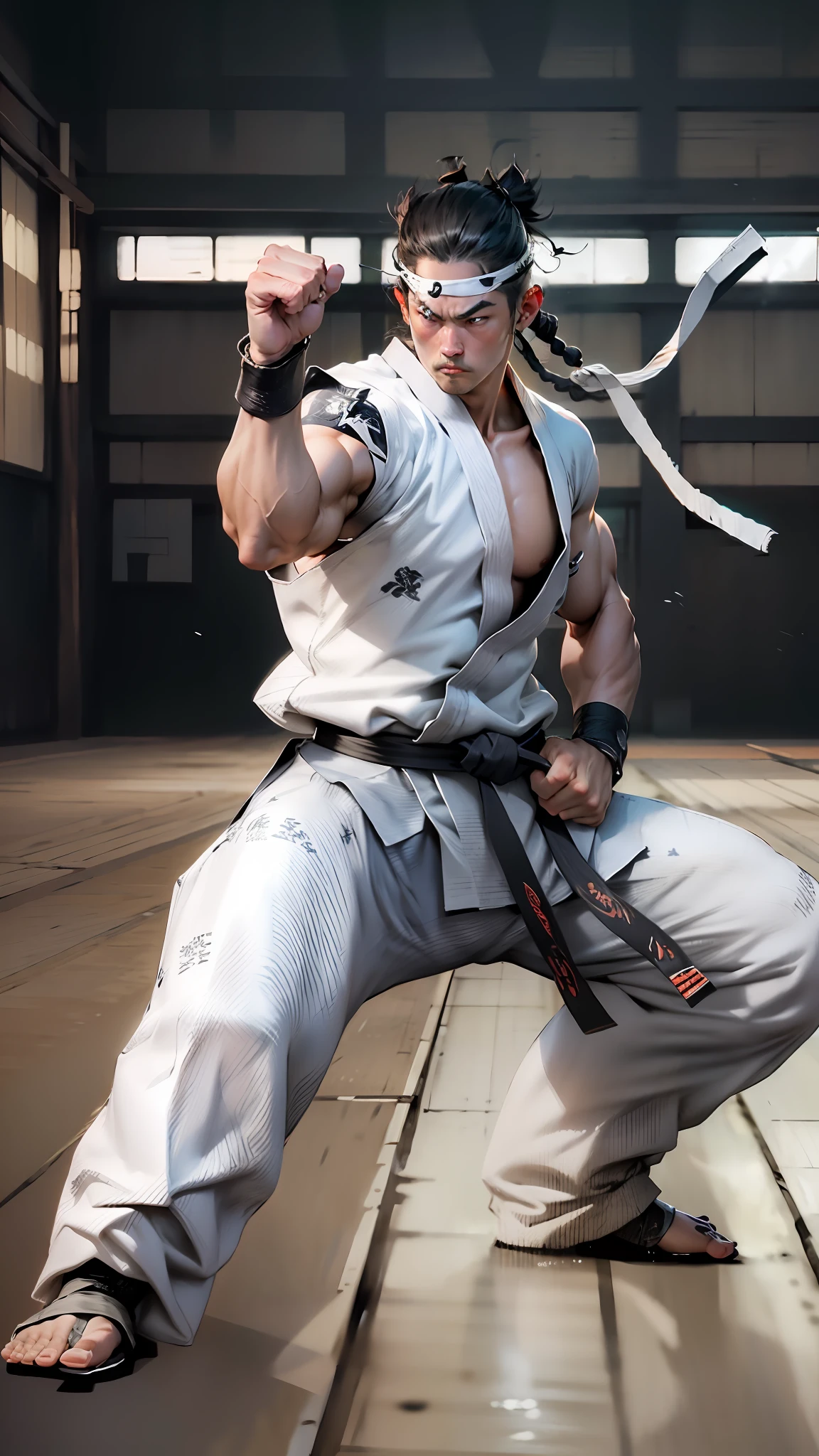 Kakurei Japan man, karateka,