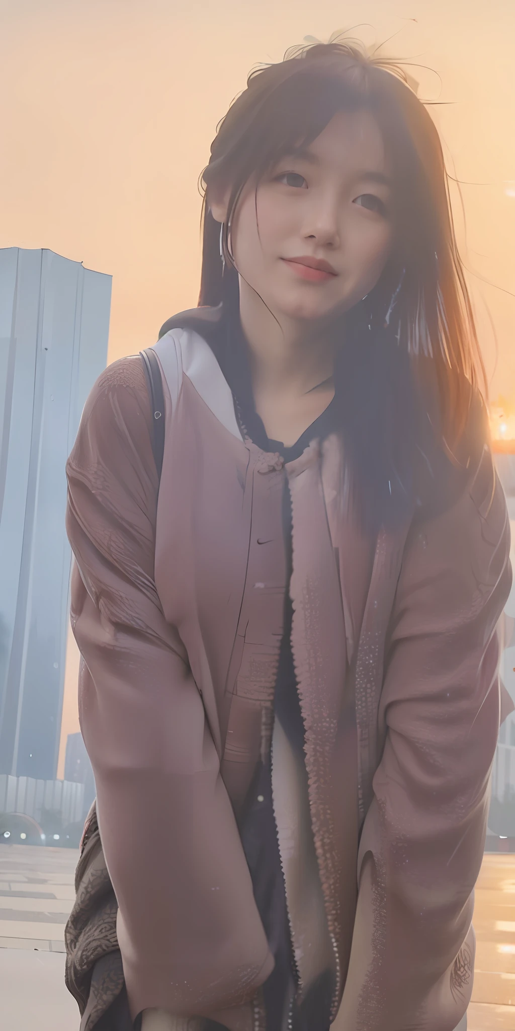 mix4,(8k, RAW photo, best quality, master:1.2), (realistic, photo-realistic:1.37),1girl,cute,cityscape,night,rain,wet,professional lighting,photon mapping,radiosity,physically-based rendering ,