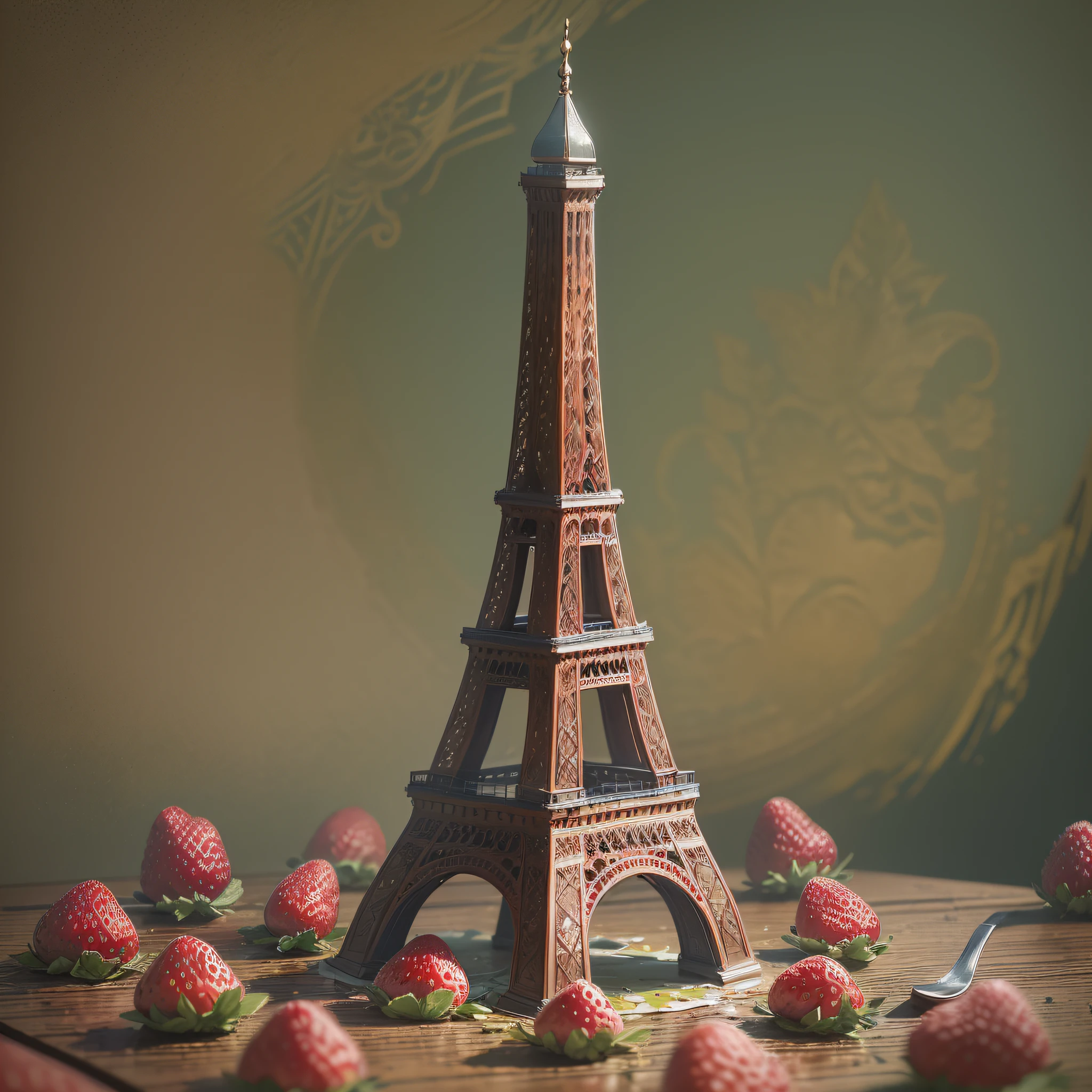 ((half-empty jar of strawberry jam)), jar stained with jam, (poster: 1.6), ((jam spray)), Eiffel Tower in Paris, ((jam block on the table))) ((jam flowing from the side of the jar to the table))), spoon on the table stained with jam, (((pre-revolutionary Russian style))) intricate detail, fine detail, hyperdetail, ray tracing, subsurface scattering, diffuse soft light, shallow depth of field, intricate, high detail, sharp focus bokeh, (( Painting by James Jeam, Krenz Cushart)))) --auto --s2