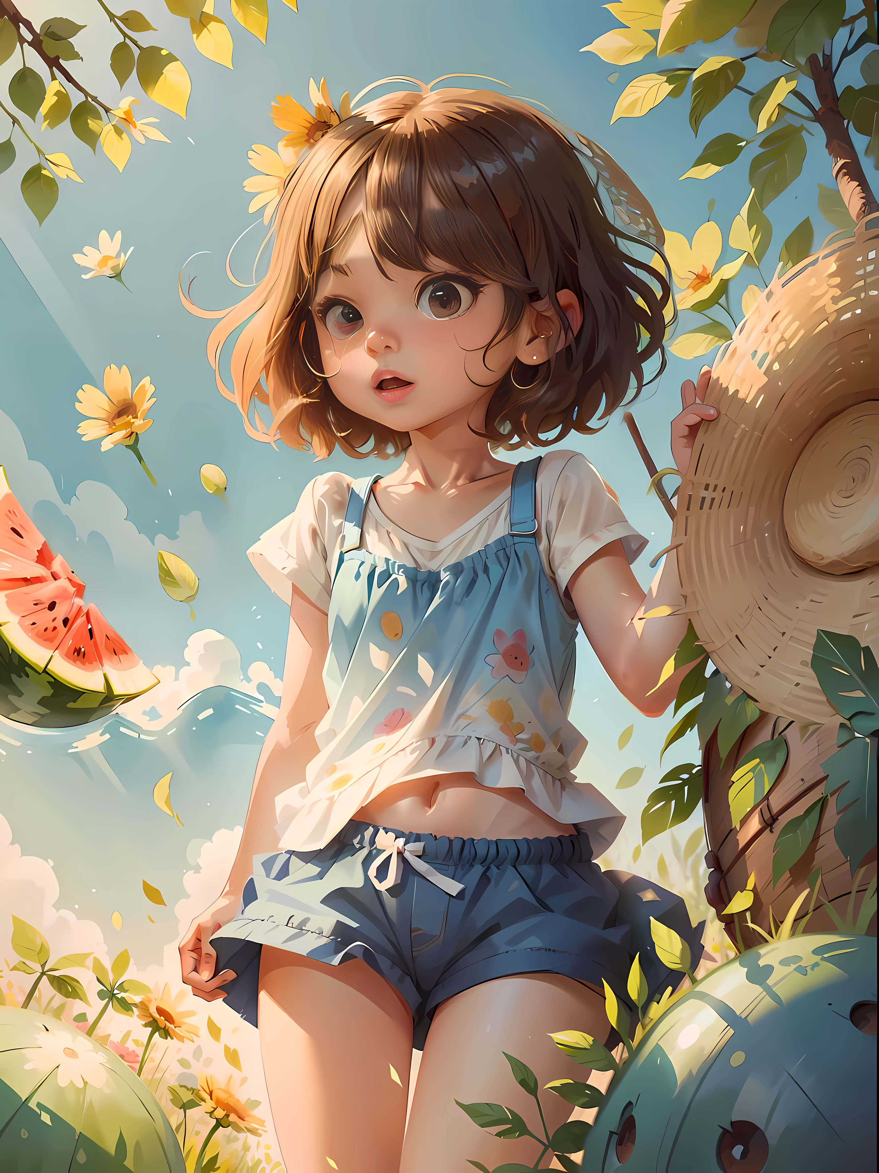 Naughty expression, perfect skin, perfect light and shadow, high-end sense, masterpiece, Disney,