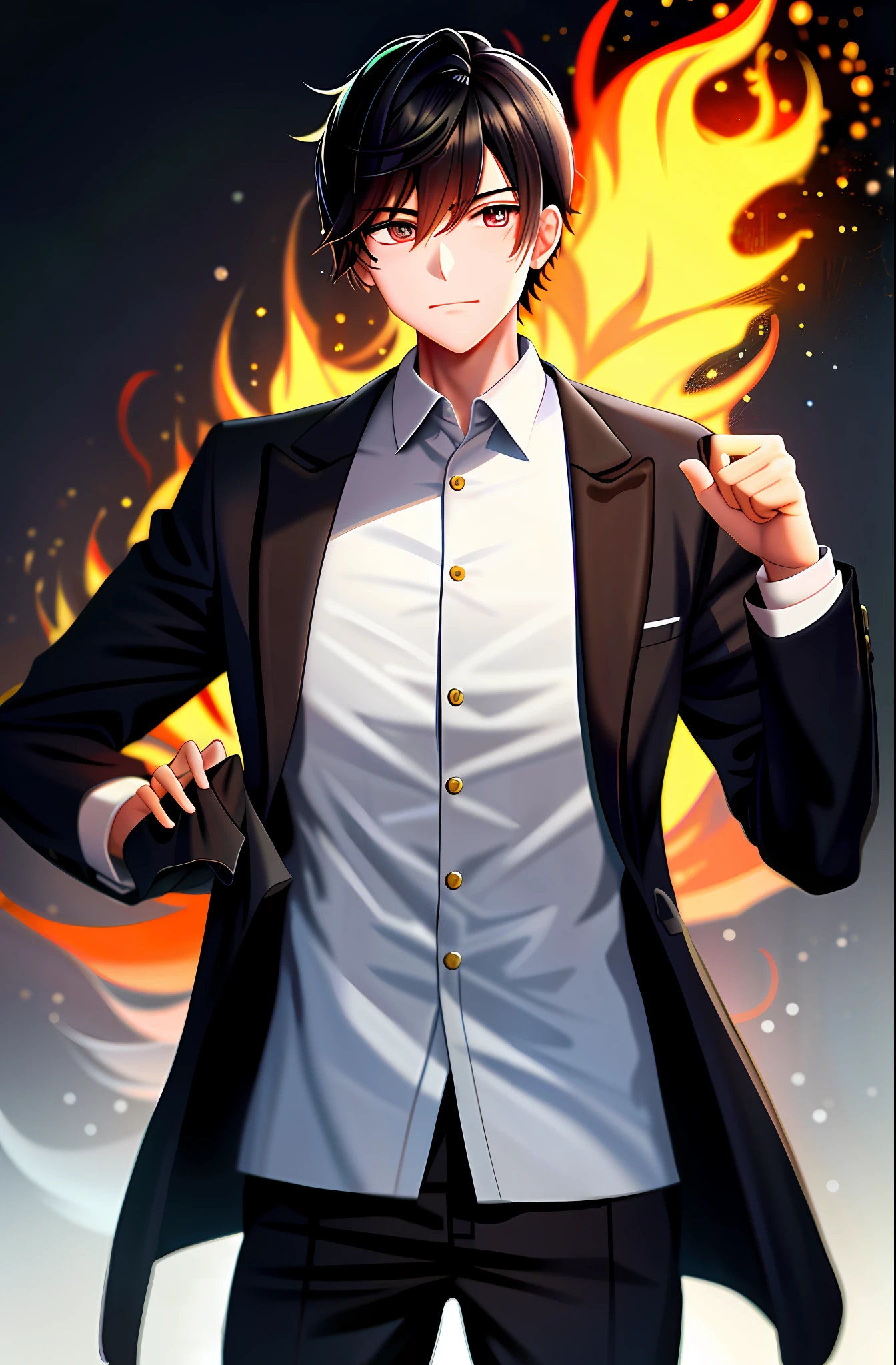 The man who came out of the flames
